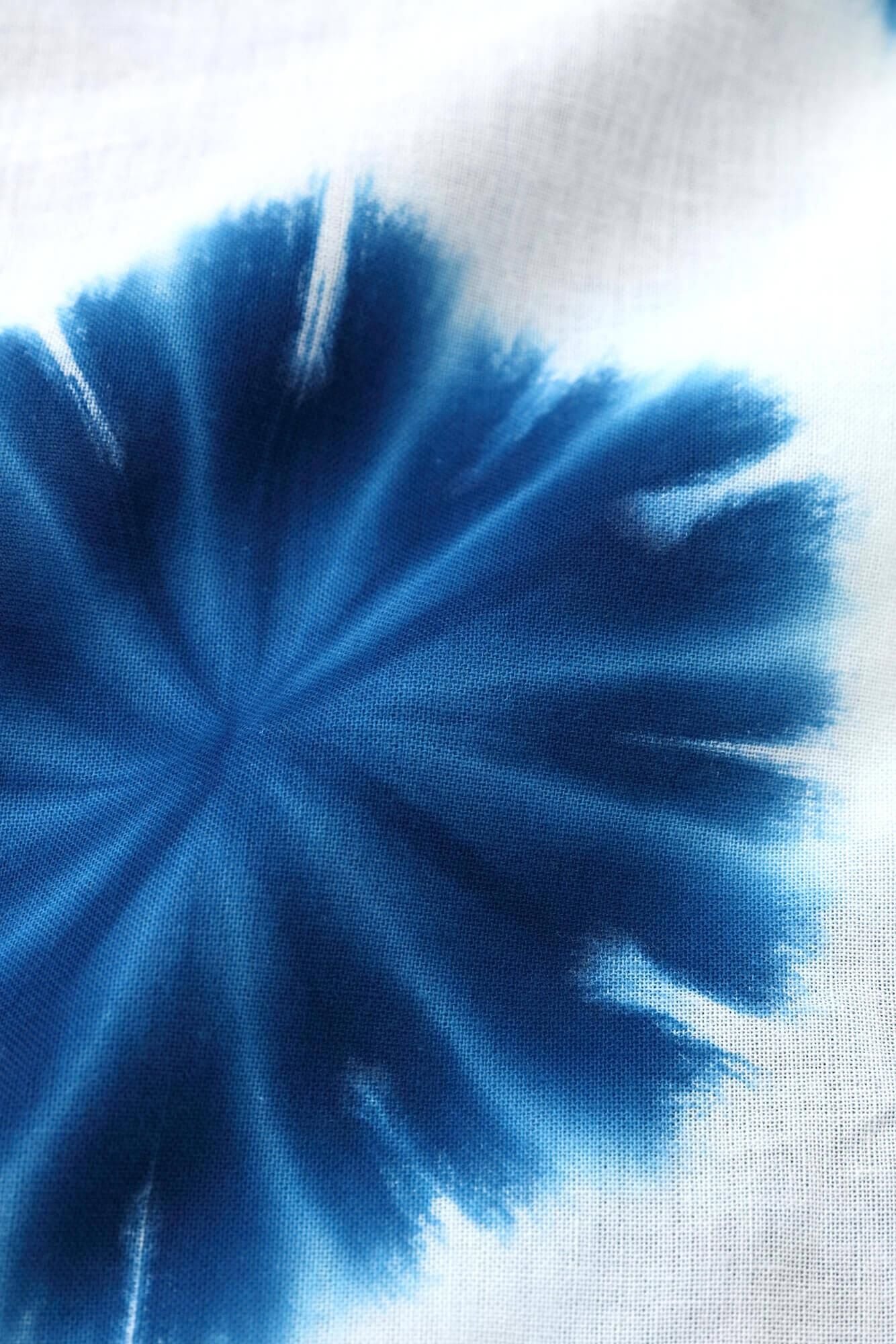 伊勢木綿 有松鳴海絞り 文（ぶん） 四角衣（しかくい） 二つ身（ふたつ