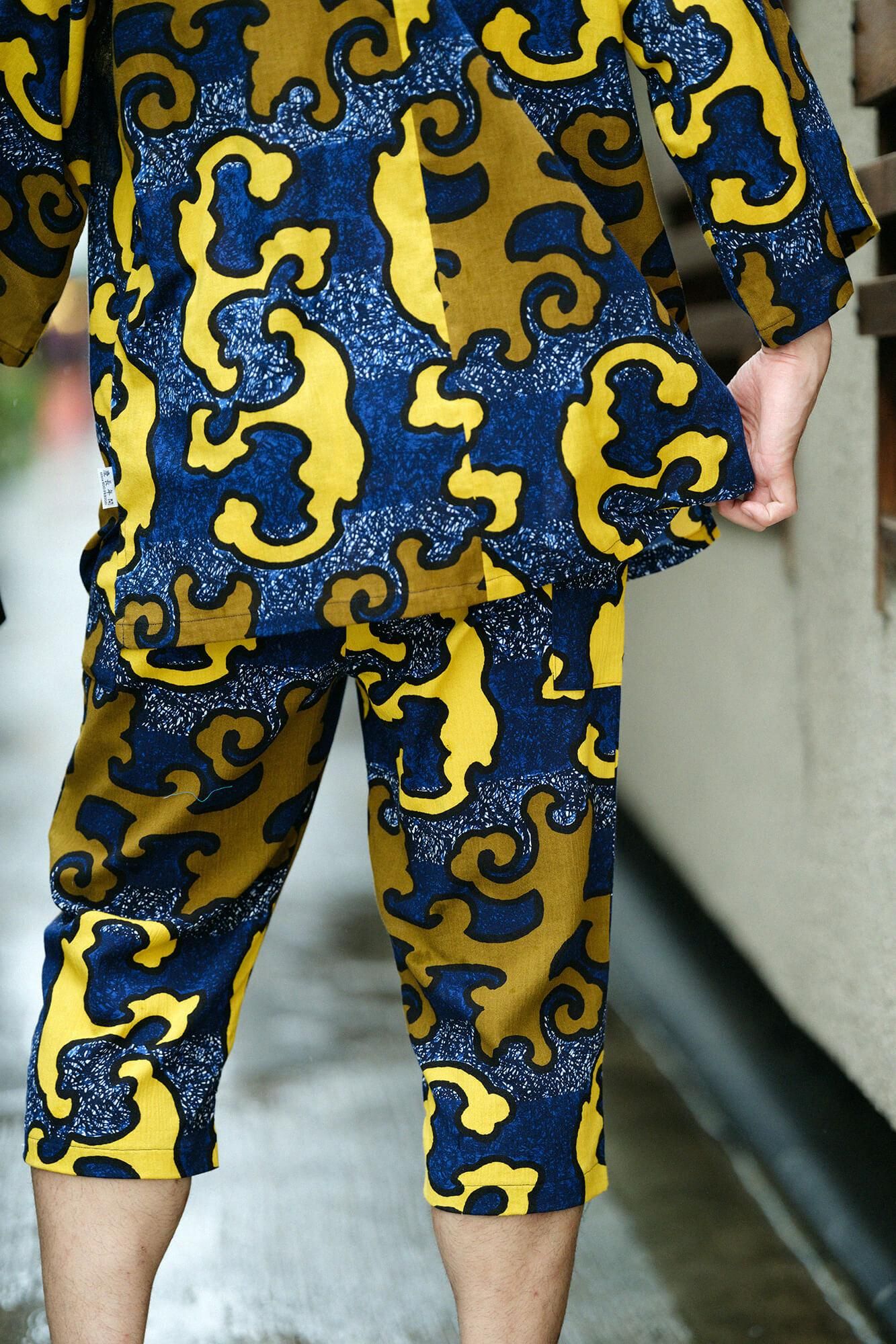 Chizimi Cotton 20/20 Skinny Pants / Raging Billows