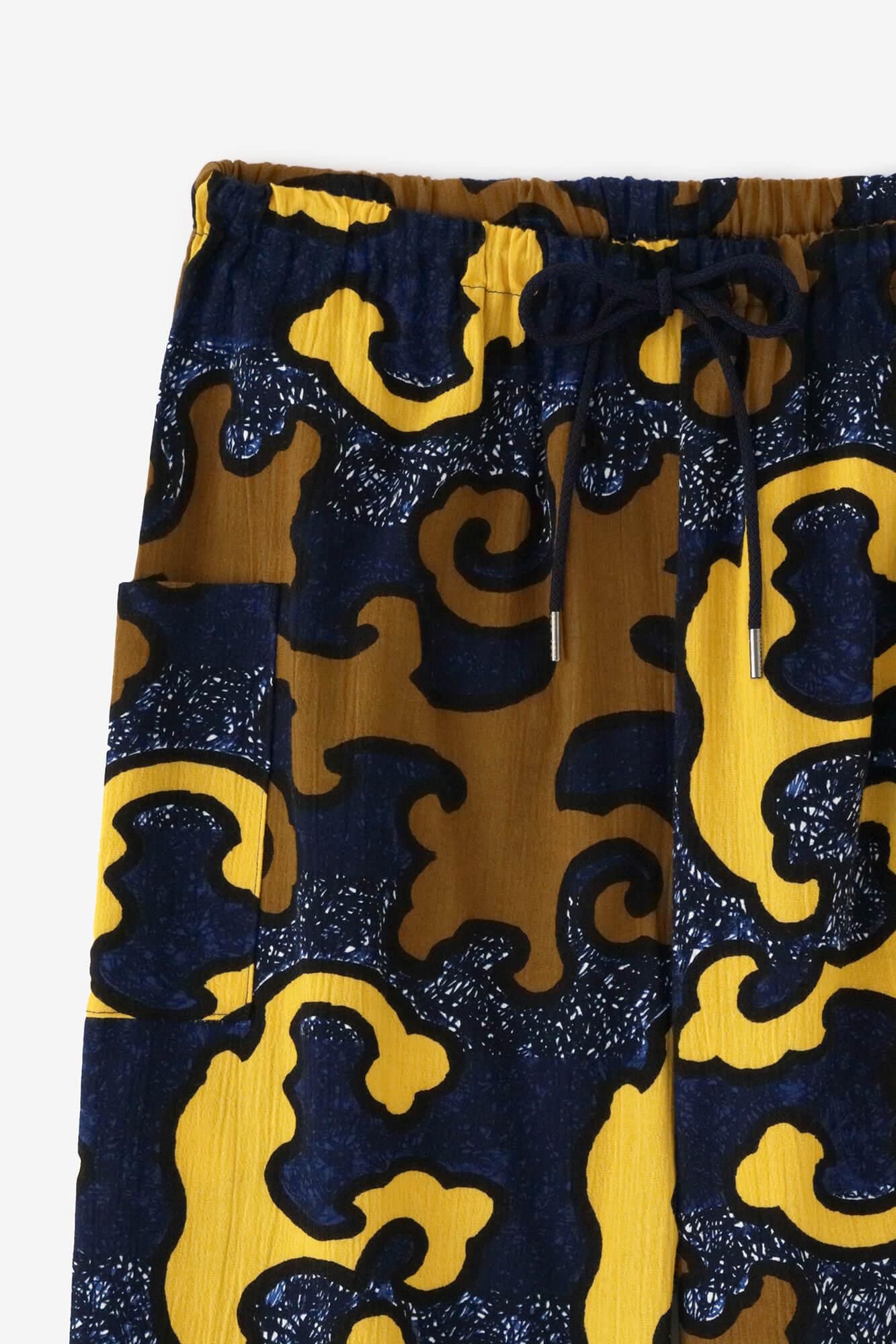 Chizimi Cotton 20/20 Skinny Pants / Raging Billows