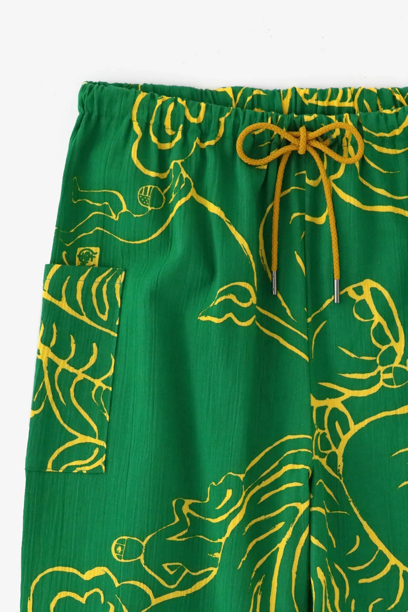 【Exclusivité en ligne】Kimono ample en lin 20/20 ? flying elephants▲ 