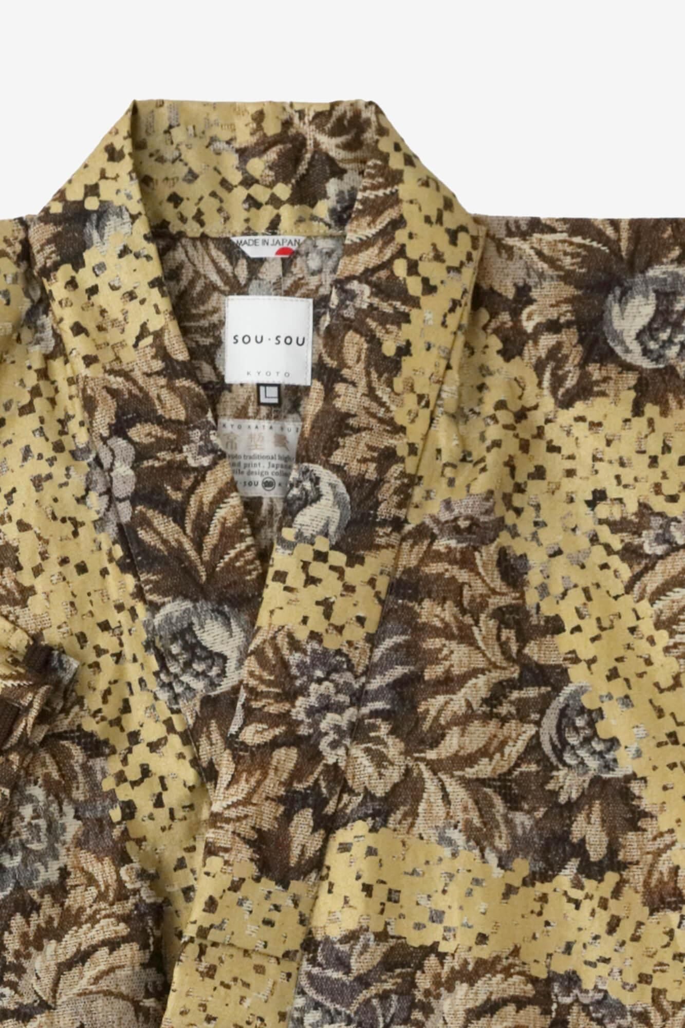 麻 帷子簡易和服／唐花之五花大綁