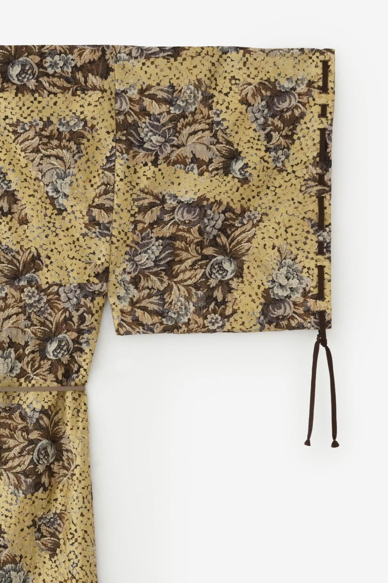 麻 帷子簡易和服／唐花之五花大綁