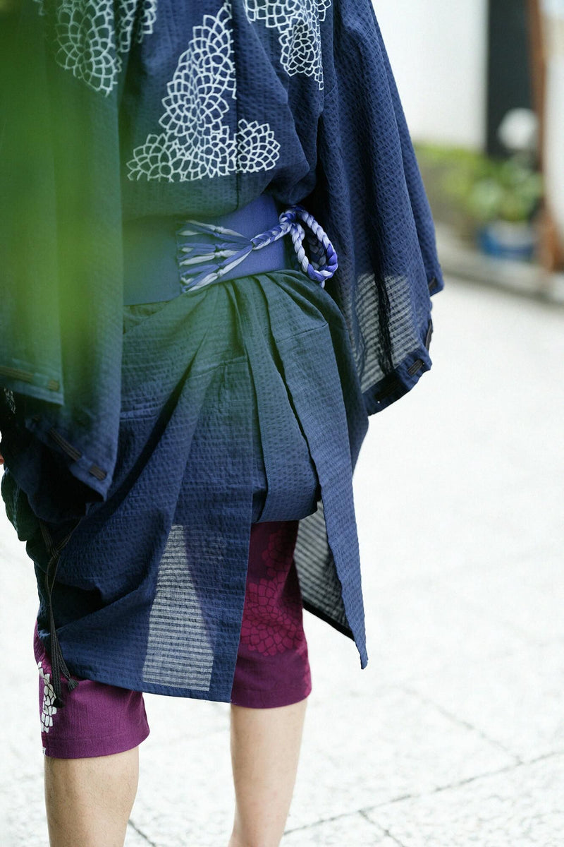 Roll-up Hem Simple Kimono