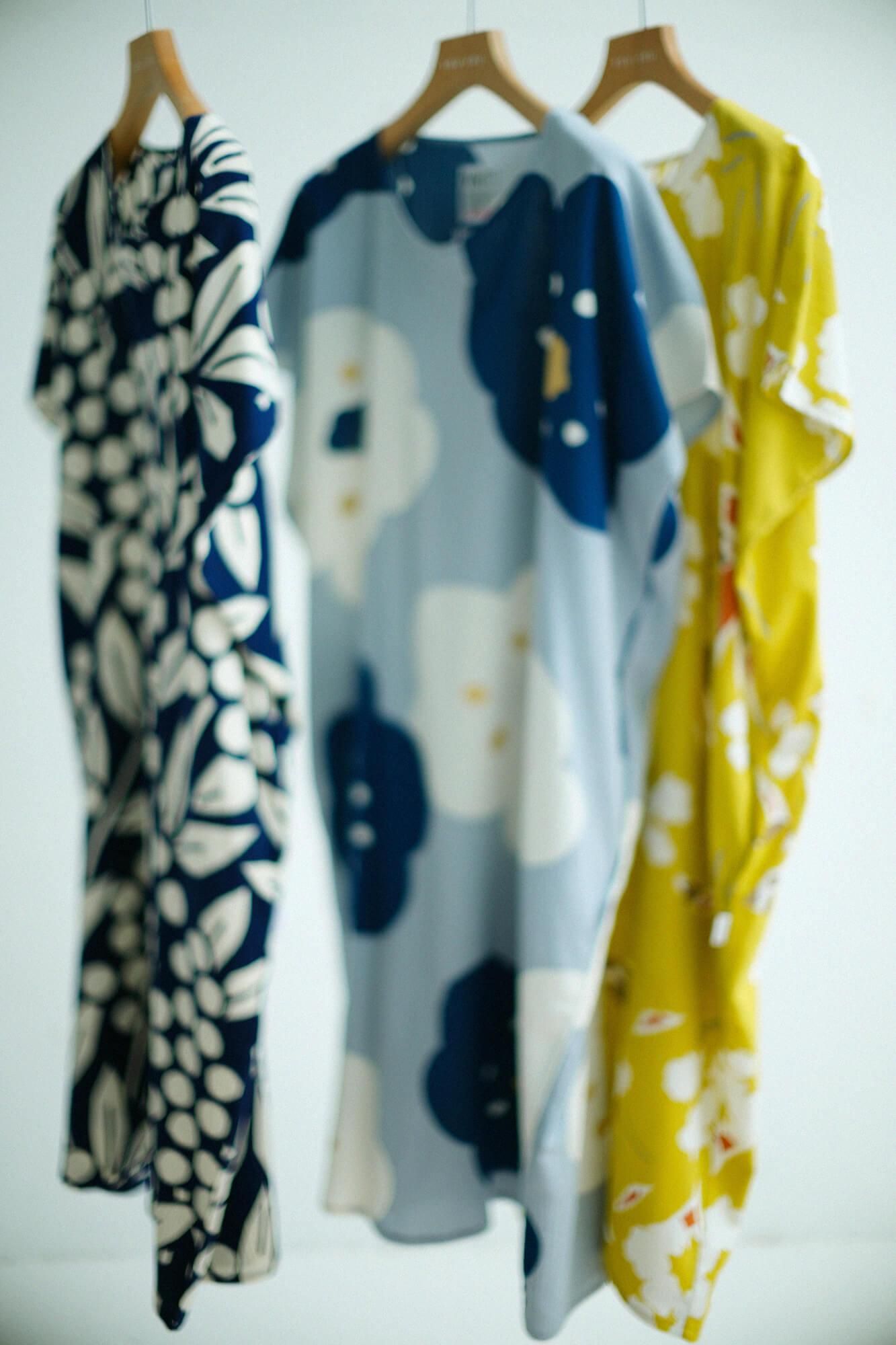 SOU・SOU 長方形衣 ほほえみ 白花色 高島縮 20/20 長方形衣（ちょうほうけい）／ほほえみ 白花色