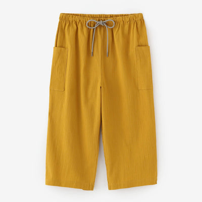Chizimi Cotton 20/20 Skinny Pants／Golden Yellow(KogaNecolour)