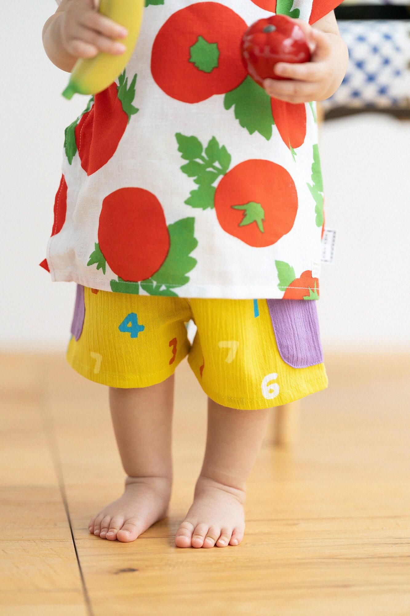 ● Chizimi Cotton 20/20 Shorts / SO-SU-U 4-color Yellow