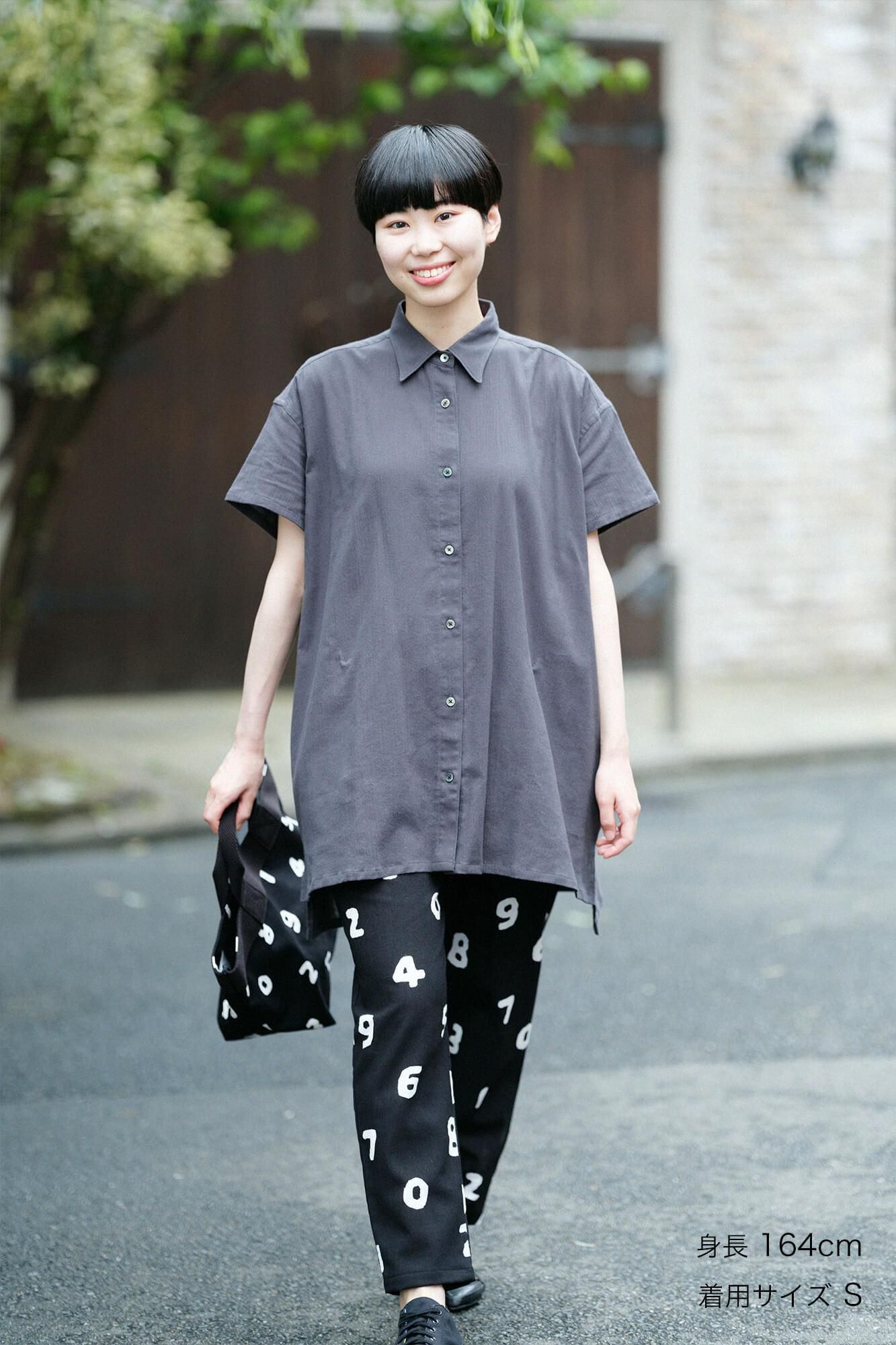 【官網限定】高島縮棉 20/20休閒窄管長褲/ SO-SU-U十數黑色