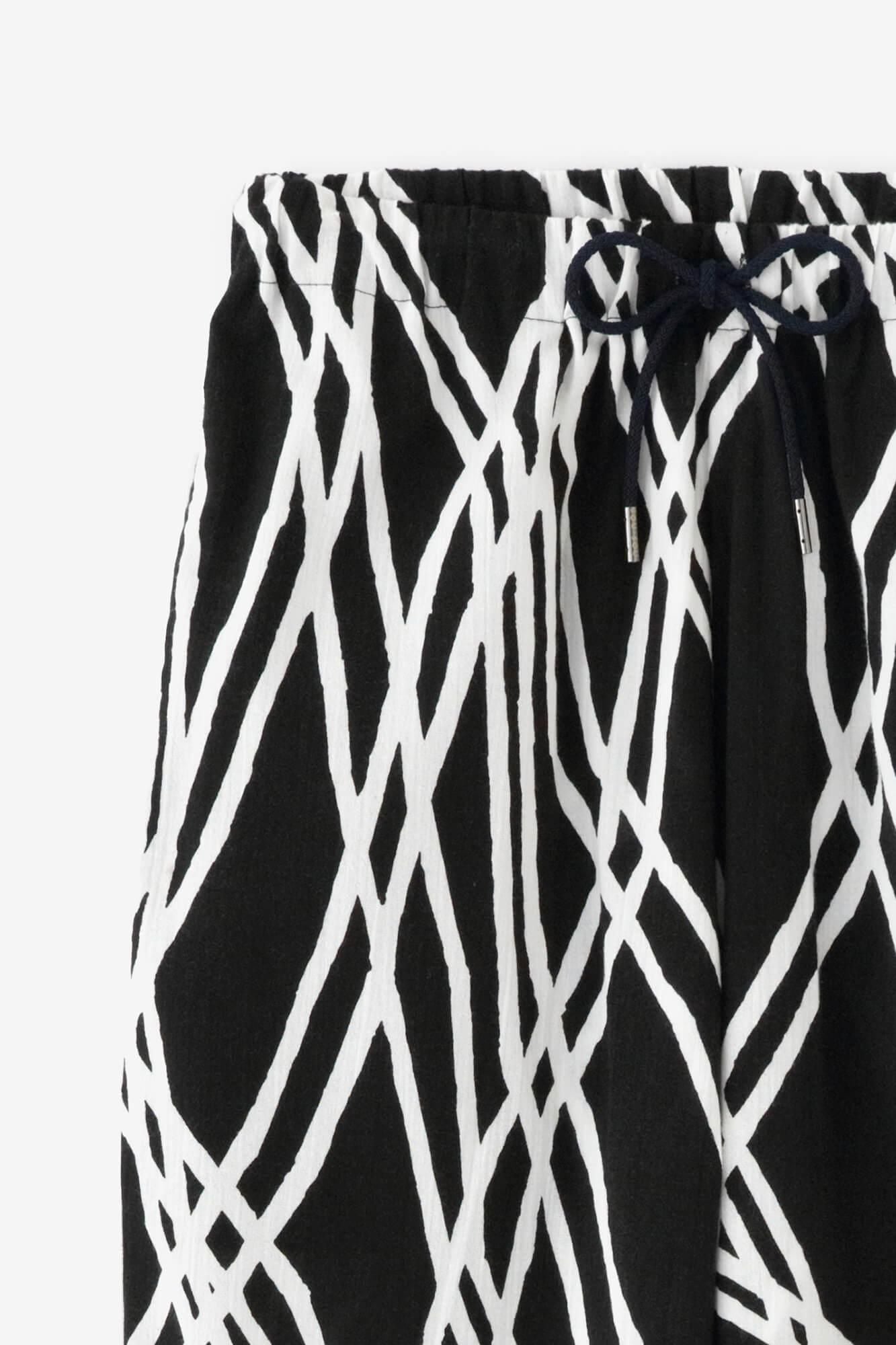 高島縮棉 20/20休閒窄管長褲／糾纏