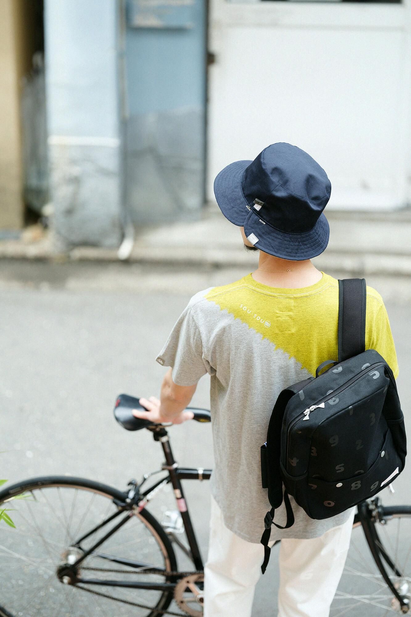 [En ligne uniquement] T-shirt à manches courtes teint à chikaki Shibori [5.0] / Messenger Heather Gray X Yellow