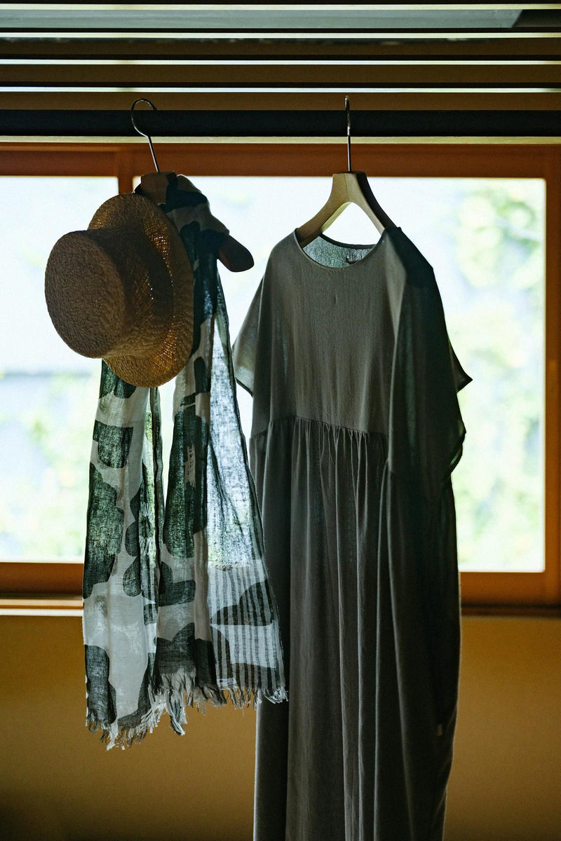 타카시마치지미 주름원피스