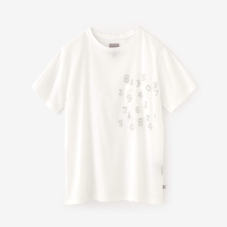 高岛缩棉40/40短袖口袋T-shirt /白色× SO-SU-U十数昆