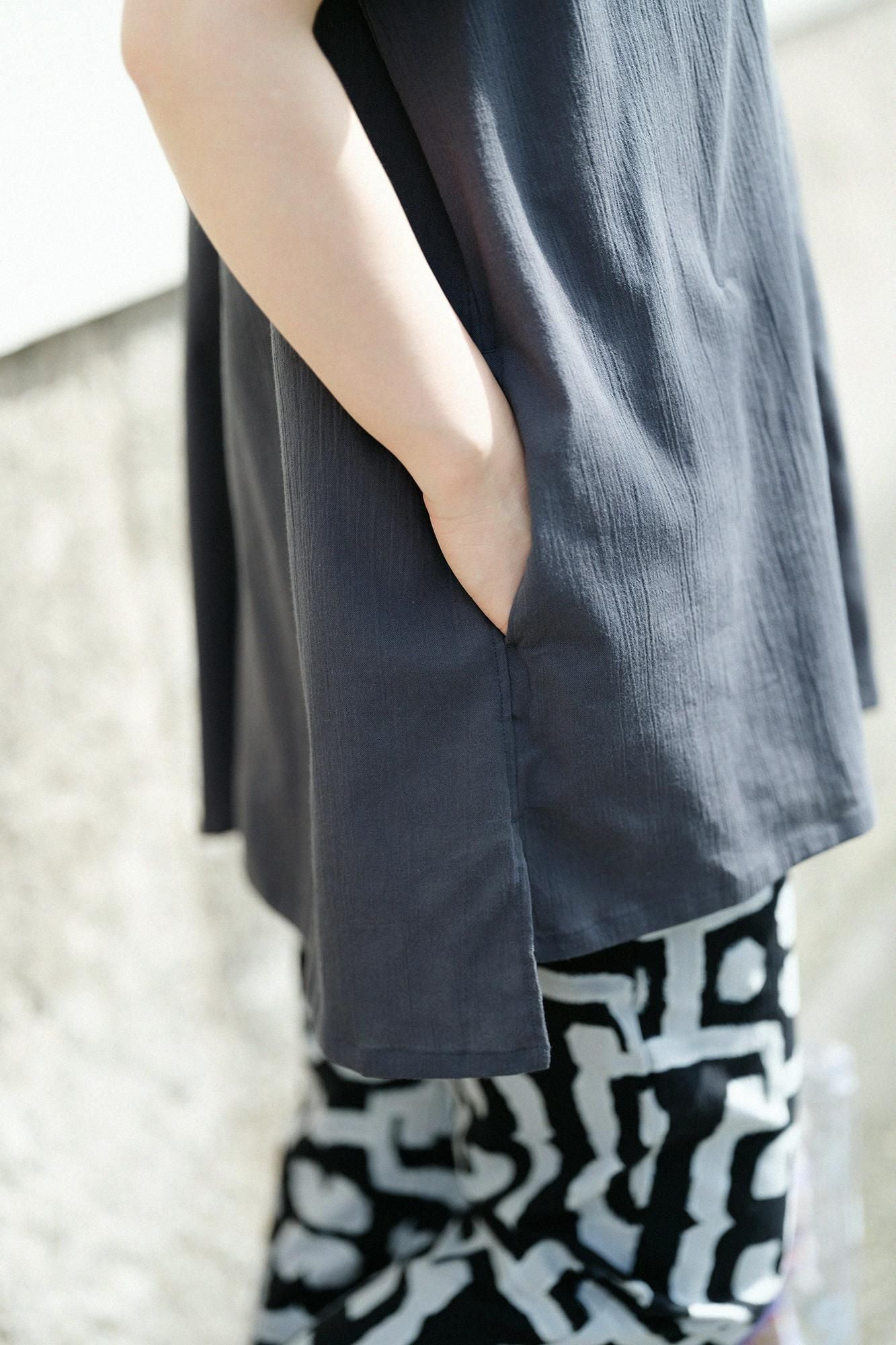 Takashima Chiku 20/20 Grand tunique à manches courtes à manches courtes / Haute plomb (Kinamari)