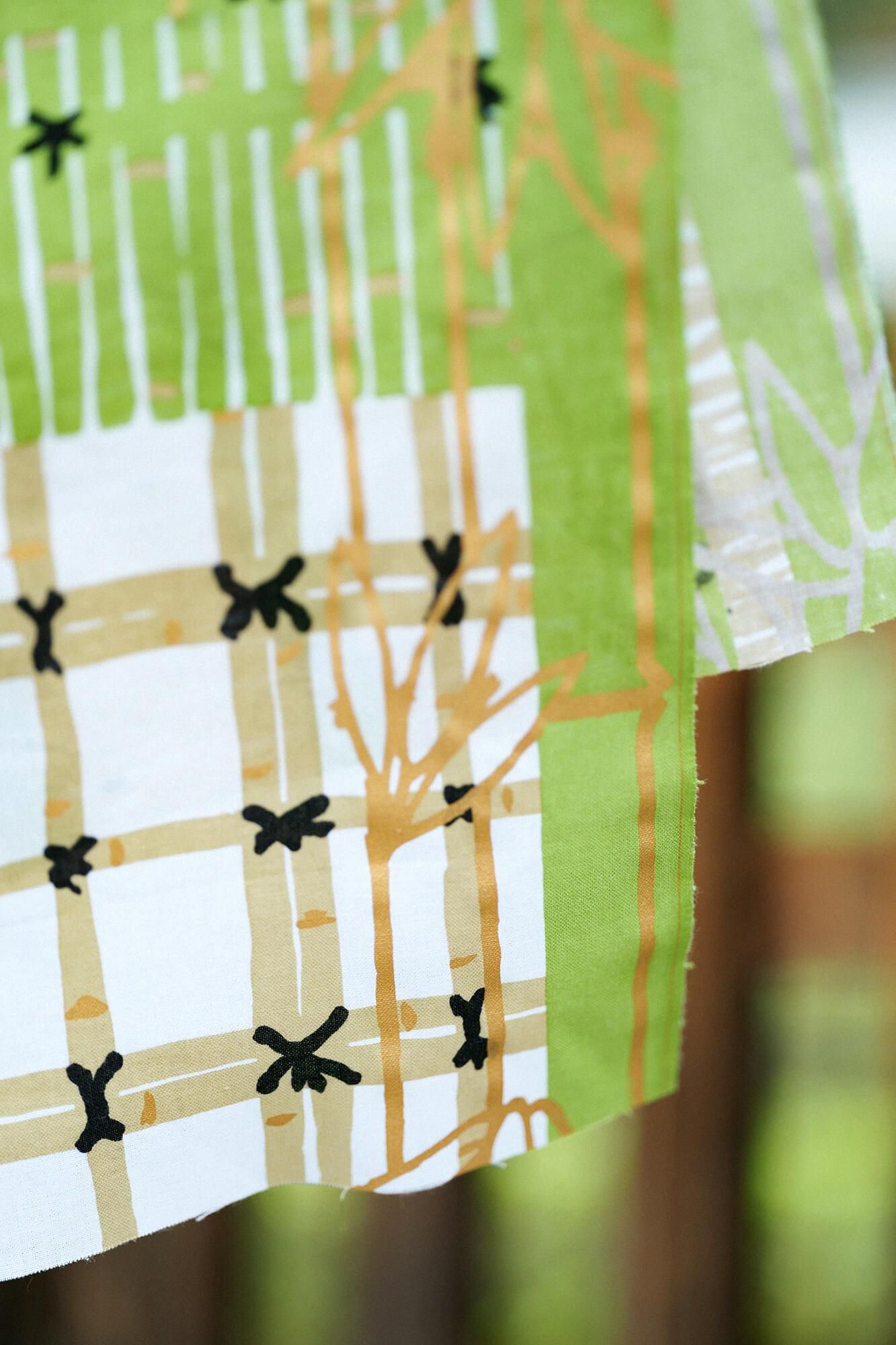 伊势棉纺织布手巾/竹垣