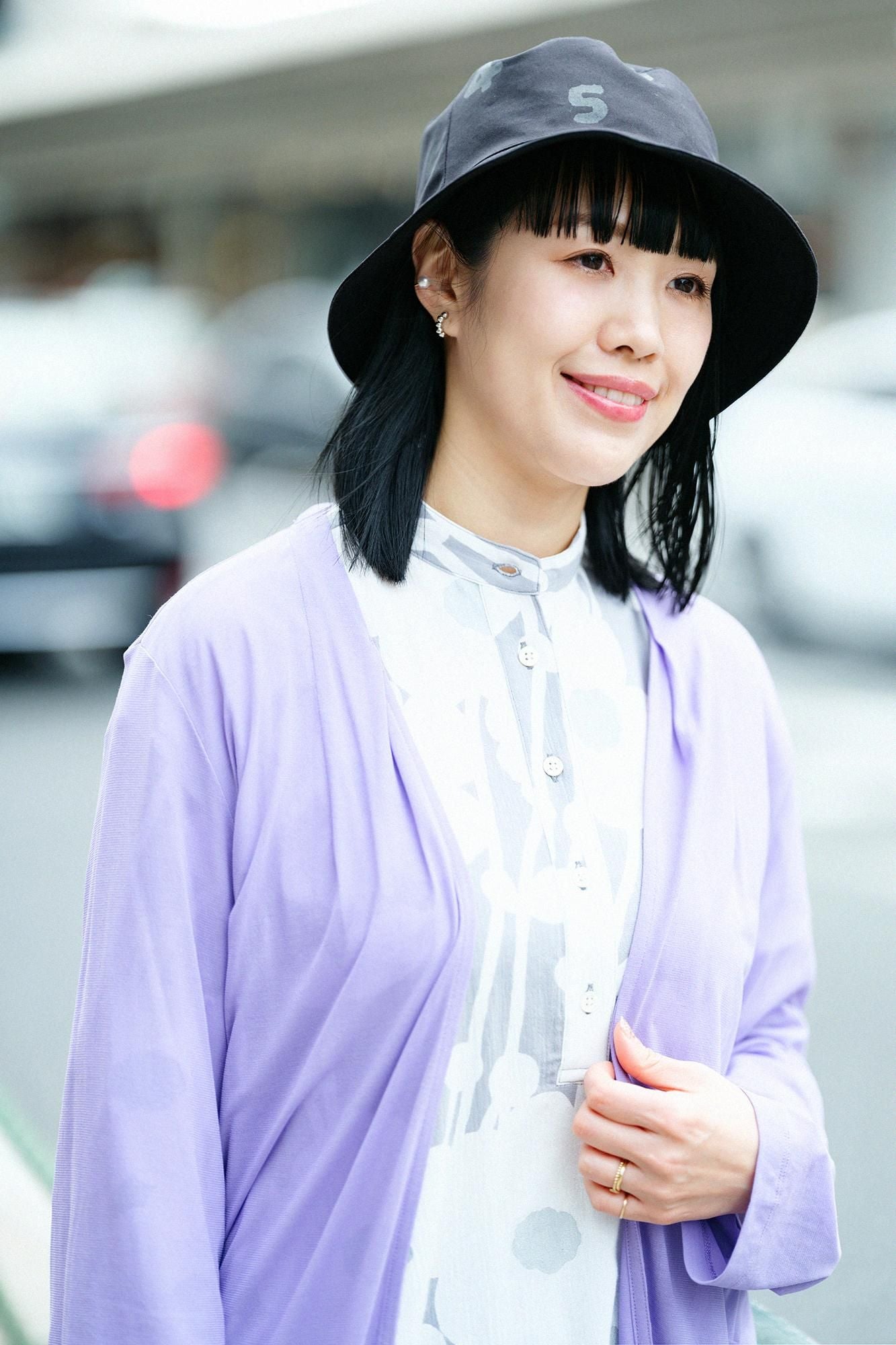 CSS棉花长开衫/淡紫色颜色