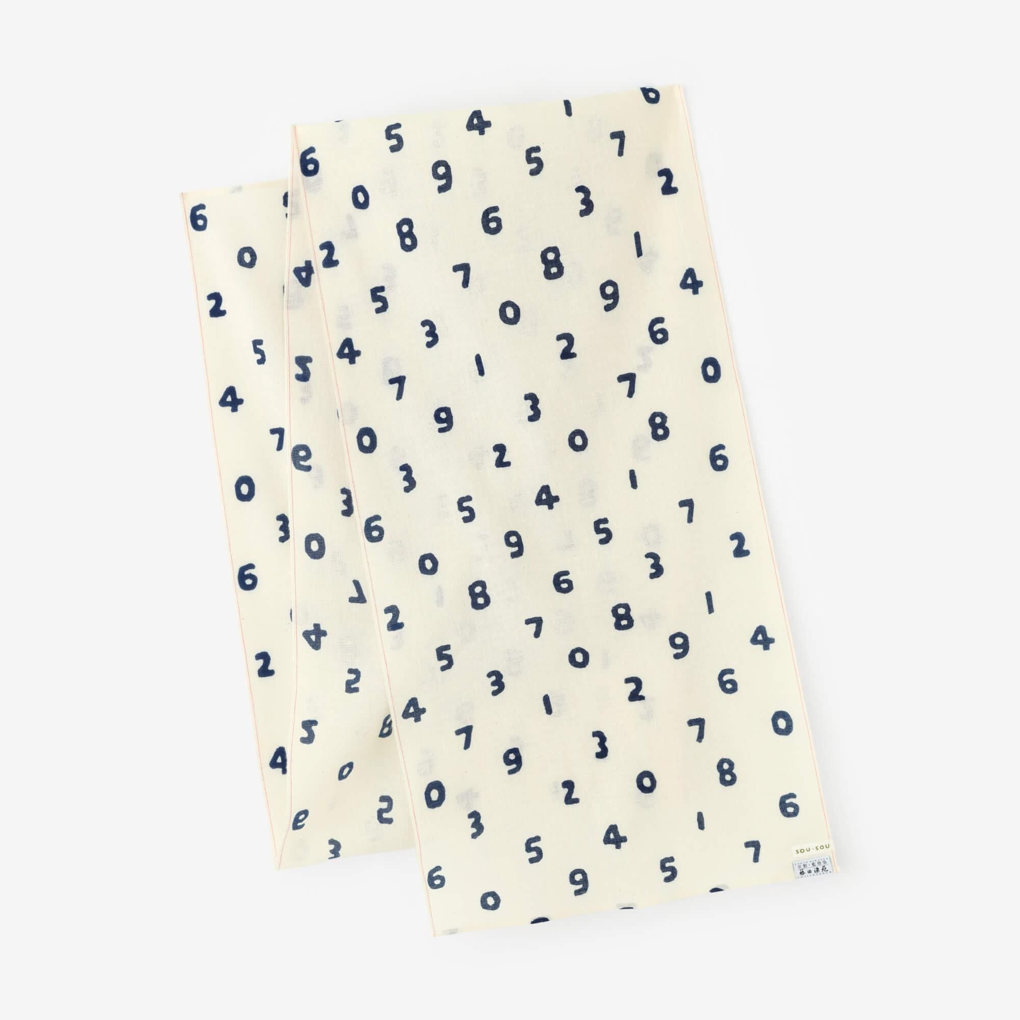 SOU・SOU ×藤田染苑藍捺染圍巾/ SO-SU-U十數2