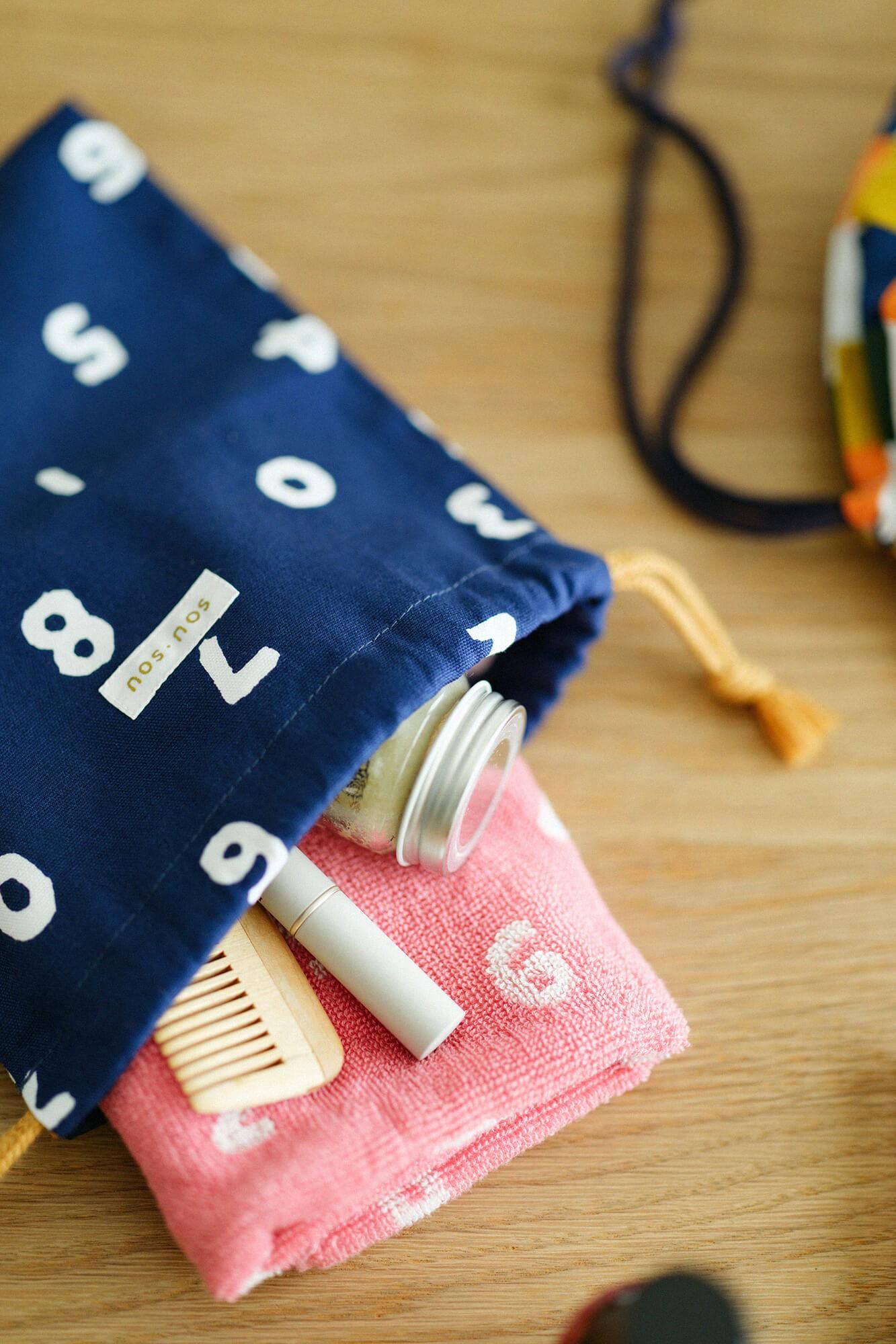 SOU・SOU×Marushin Kordelzugbeutel S/SO-SU-U