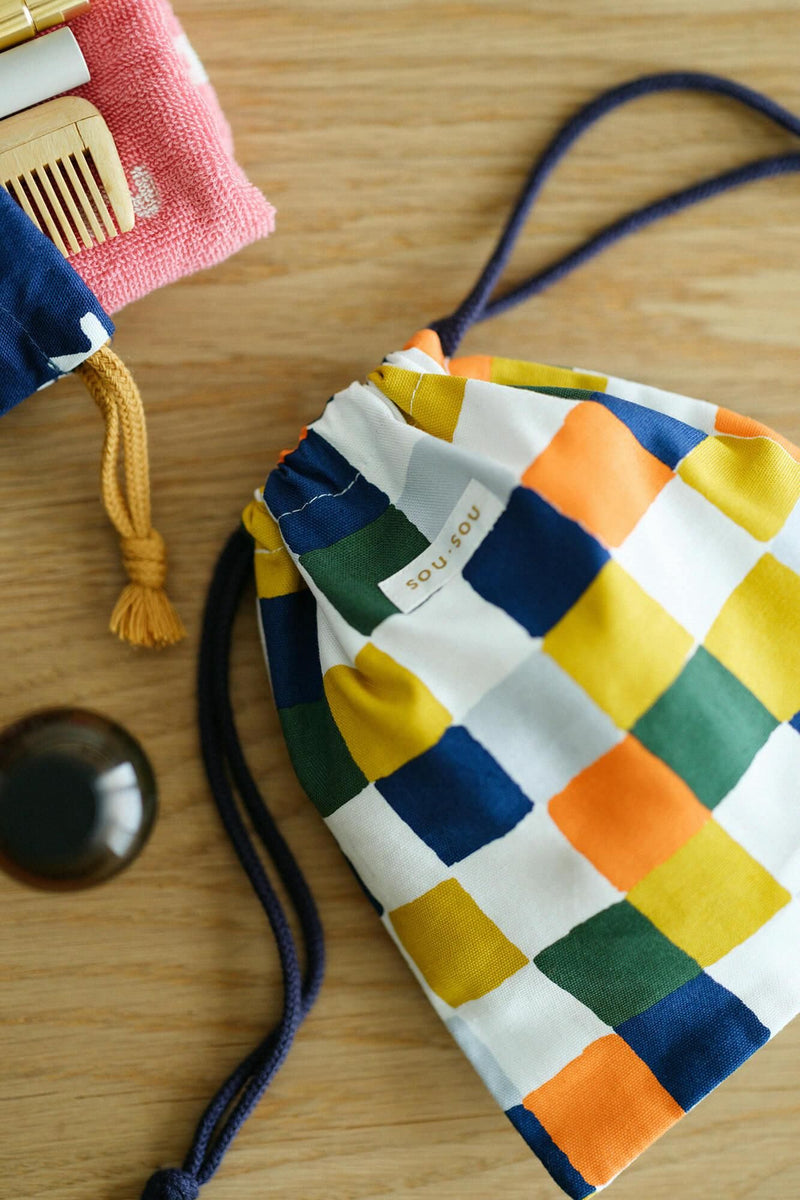 SOU・SOU×Marushin 抽绳袋