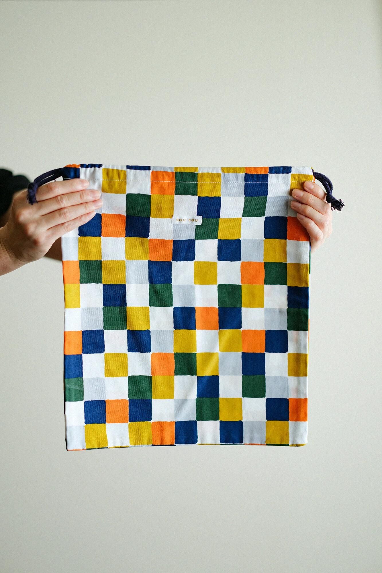 SOU・SOU×Marushin Kordelzugbeutel L/Tage (Crack)