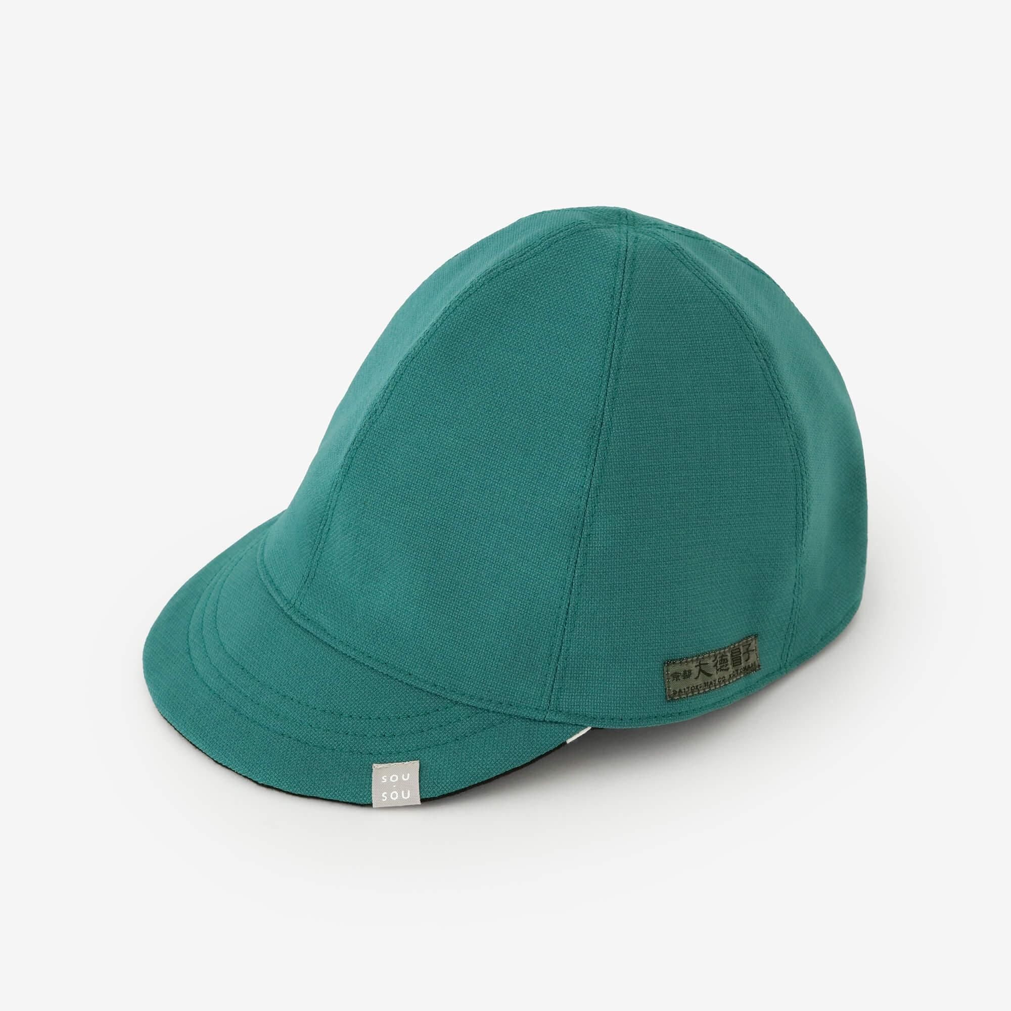 高島縮棉 20/20 雙面用 鴨舌帽／SO-SU-U 十數 黑色