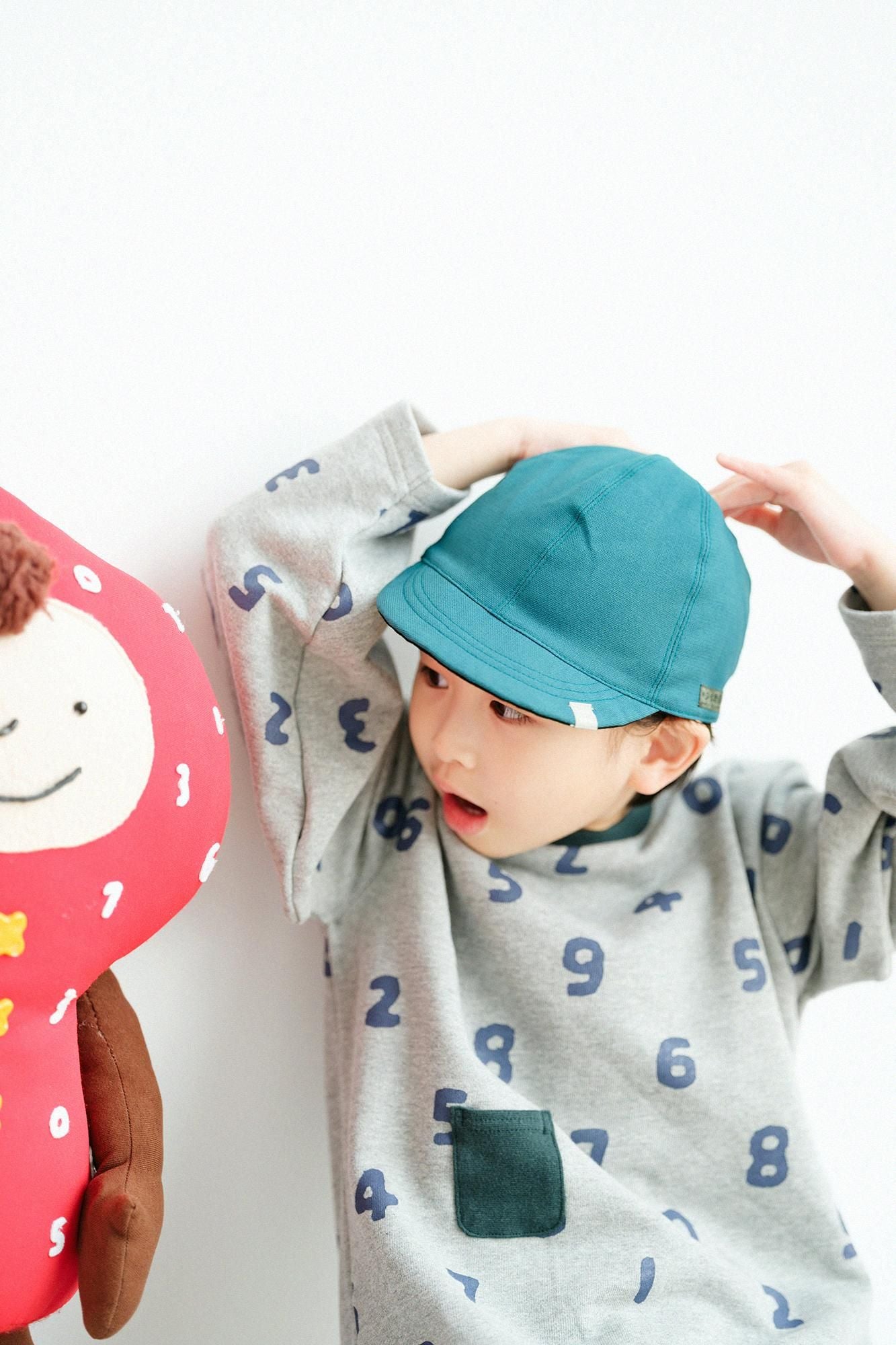 高島縮棉 20/20 雙面用 鴨舌帽／SO-SU-U 十數 黑色