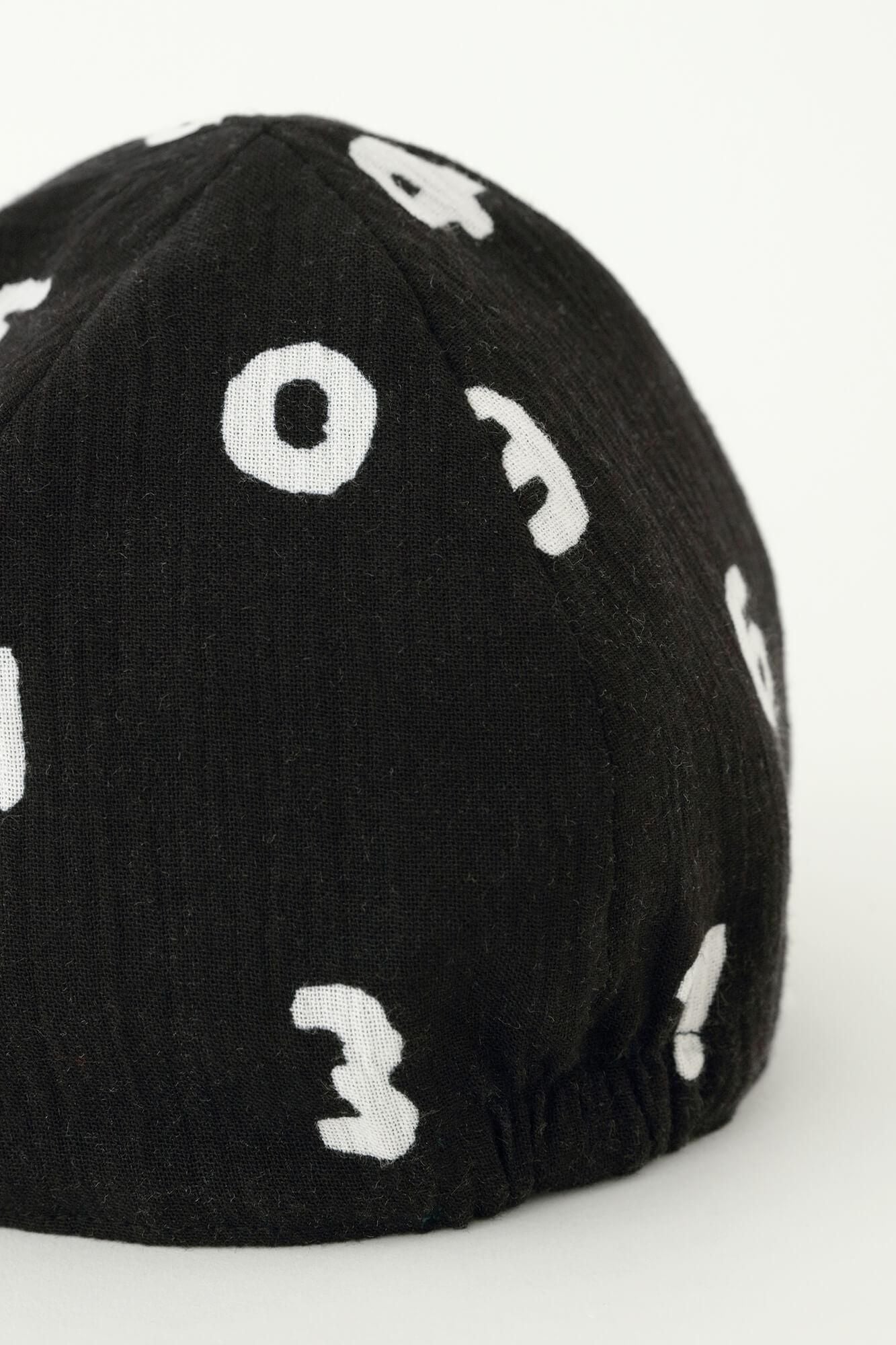 高島縮棉 20/20 雙面用 鴨舌帽／SO-SU-U 十數 黑色