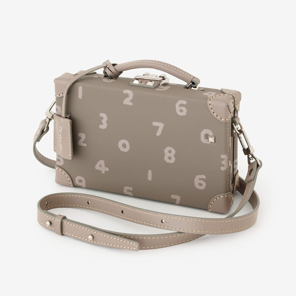 SOU・SOU×匠乃固鞄(R) ミニトランク／SO-SU-U 茶気鼠（ちゃけねず）