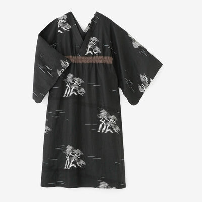 亚麻浴衣御手/松布