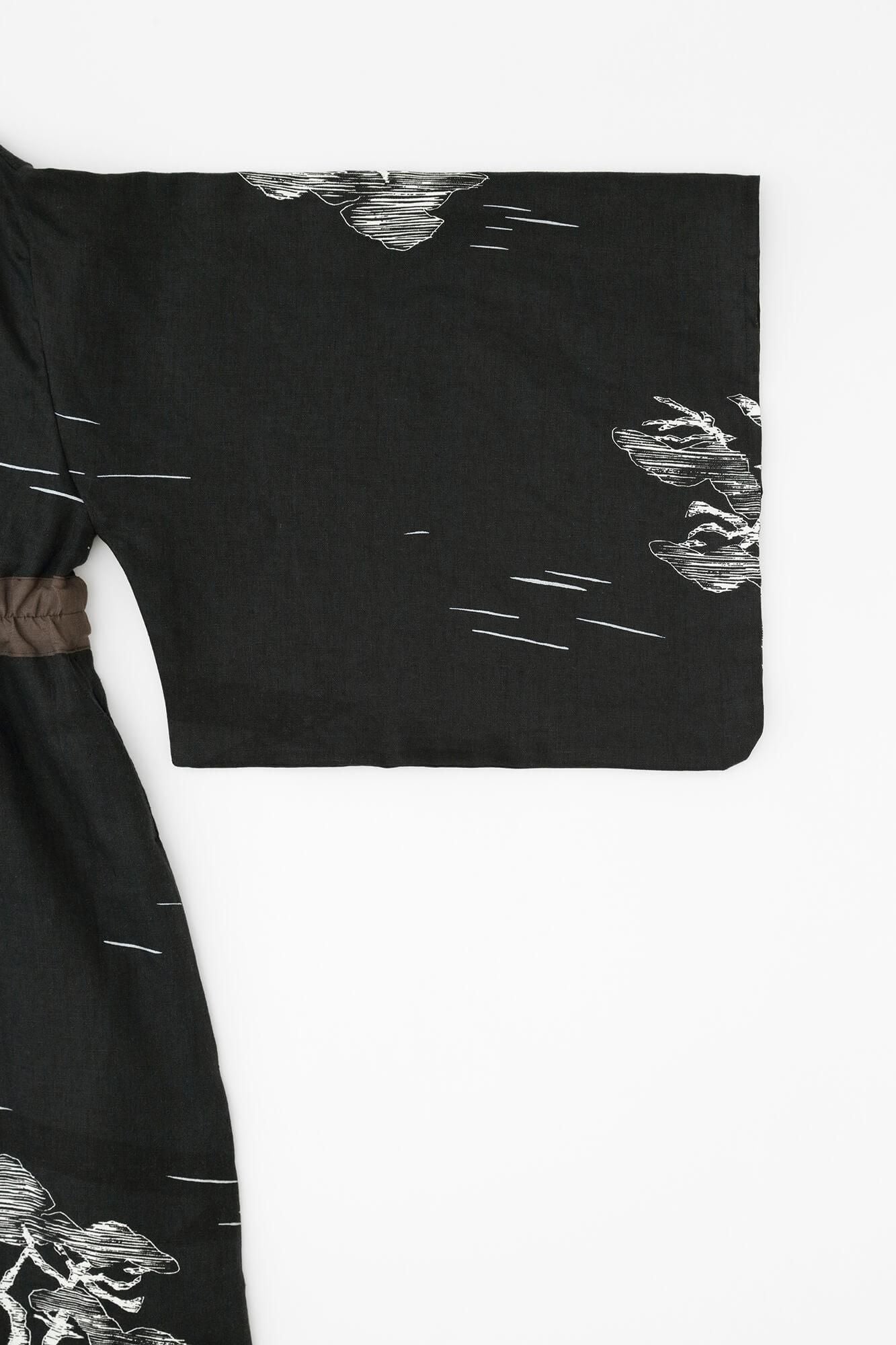 亚麻浴衣御手/松布