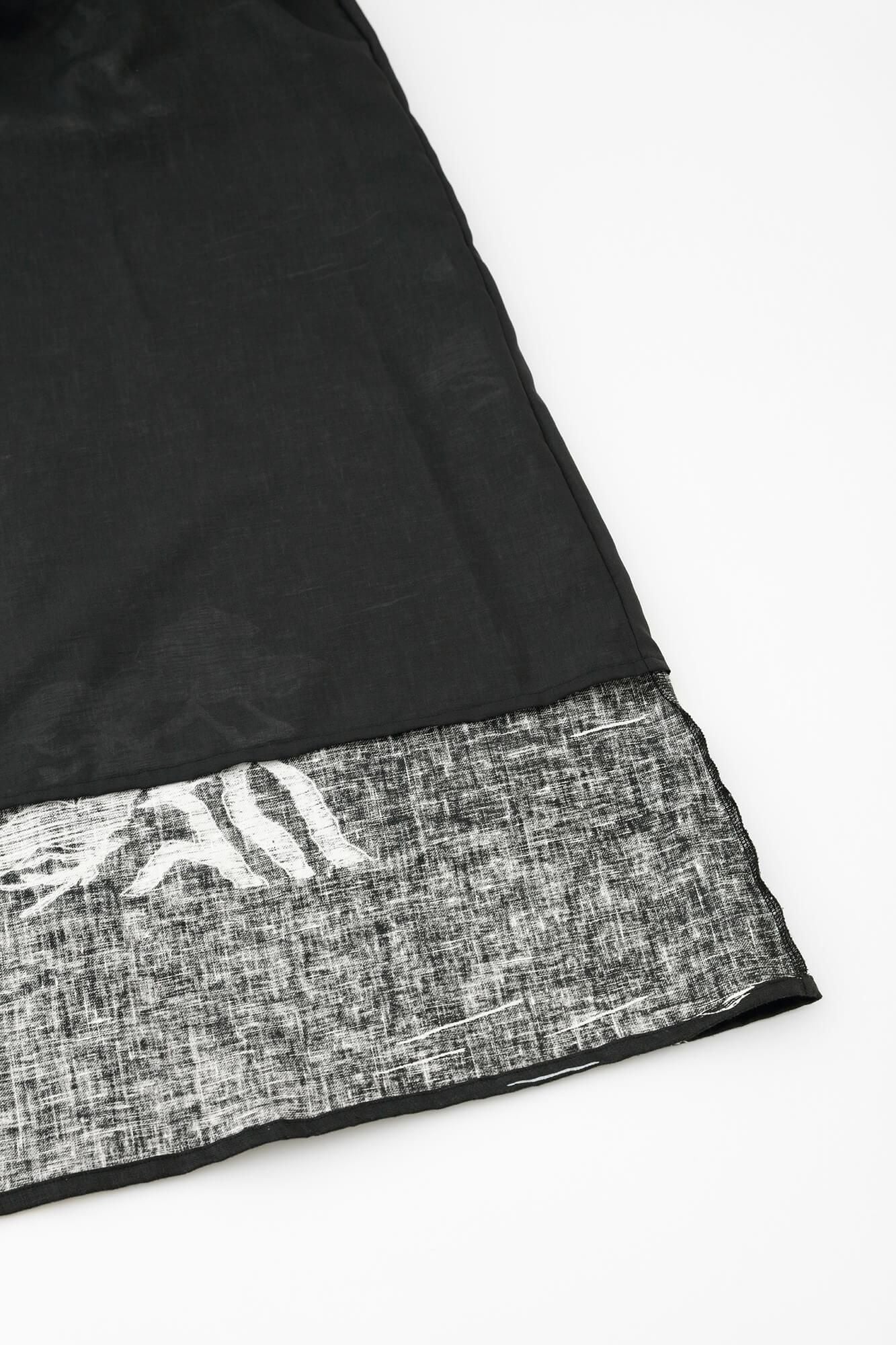 亚麻浴衣御手/松布