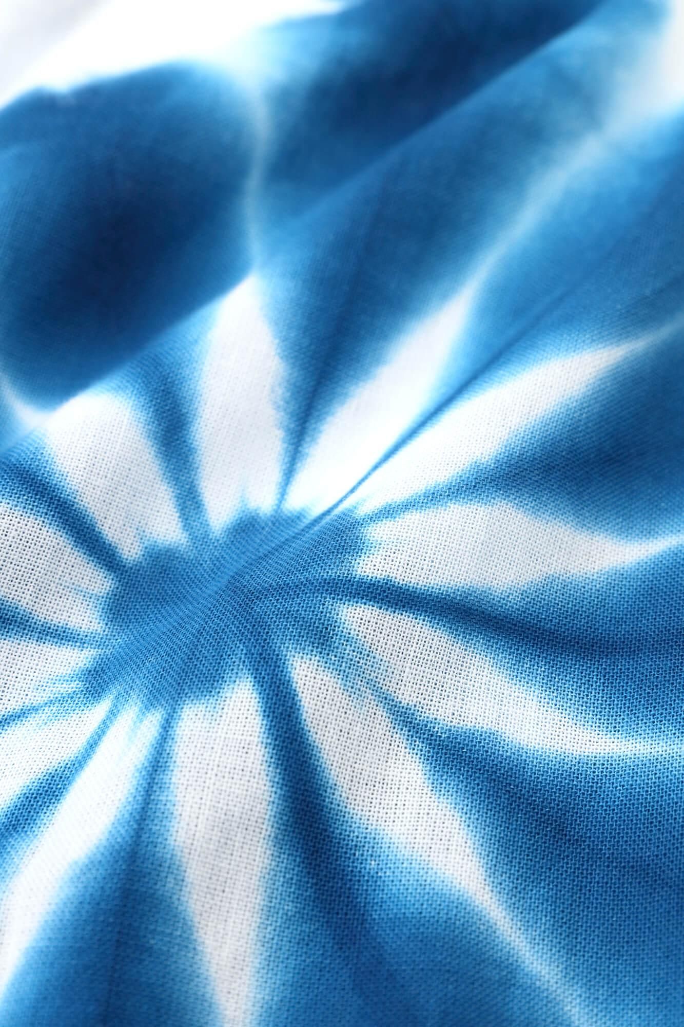 net限定】伊勢木綿 有松鳴海絞り 半袖シャツ／張正 麻の葉（あさのは）1