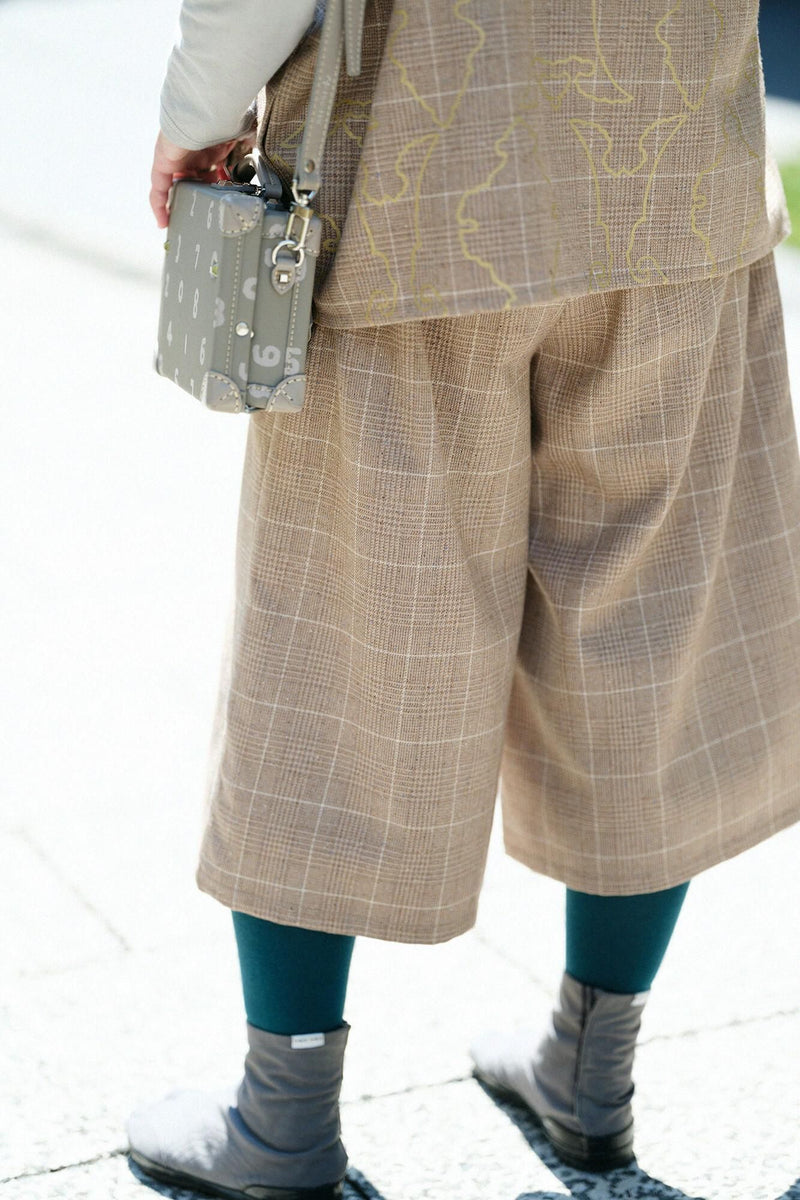 Wide-legged Pants Short （F/W）