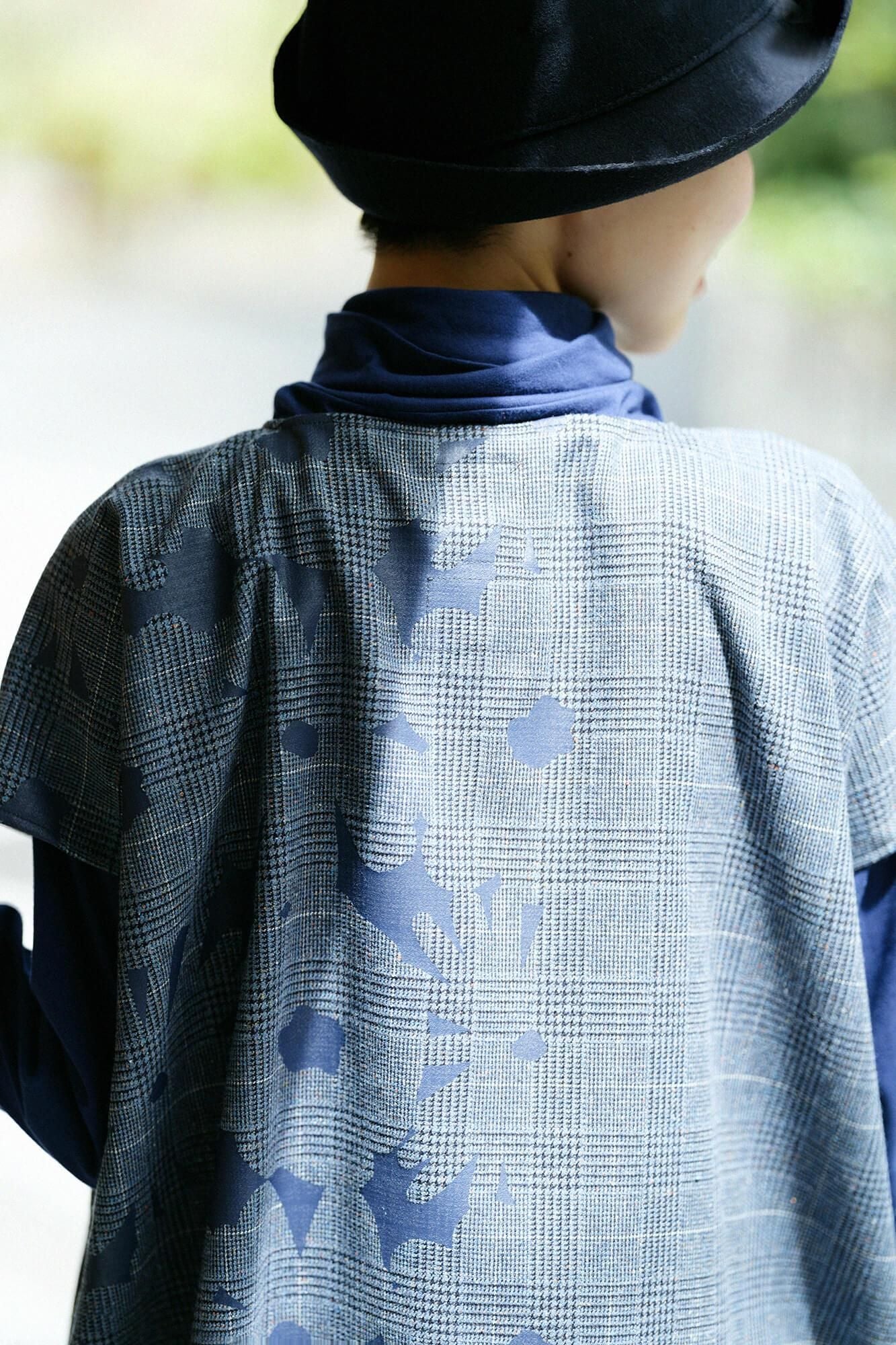 千鳥格子織（ちどりごうしおり） 四角衣（しかくい）／おおらか