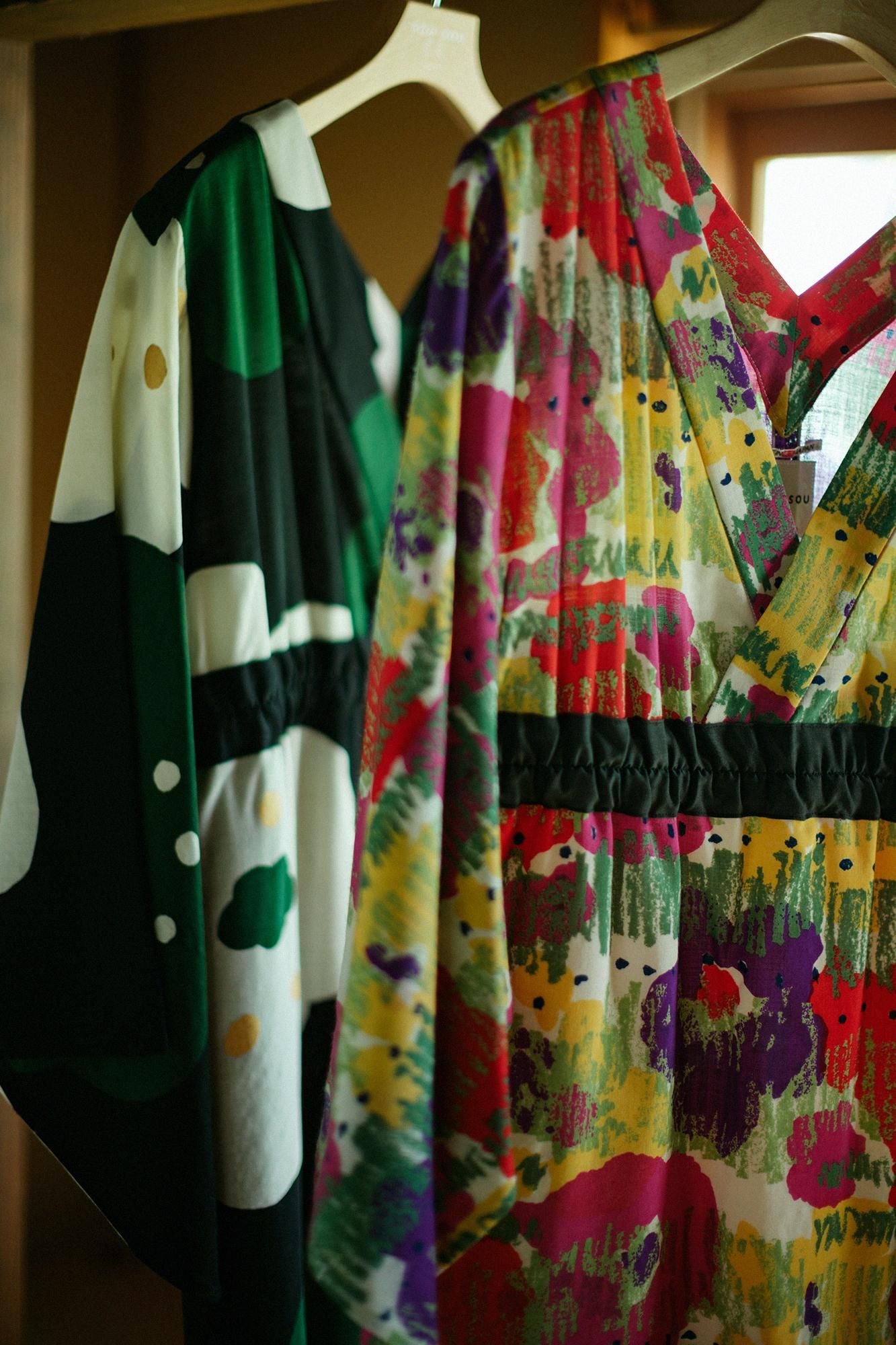 毛斯綸和服形洋裝／憧憬