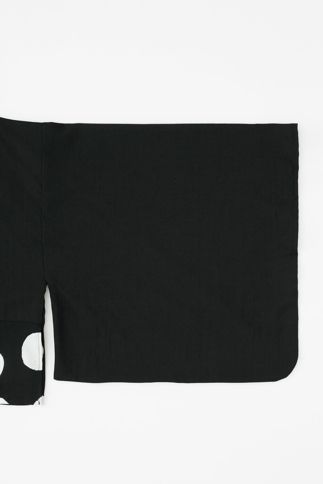 平纹细布开放领obi长袍（Kaikin obisoi） /湿羽毛颜色（nuarairo）x suigyoku