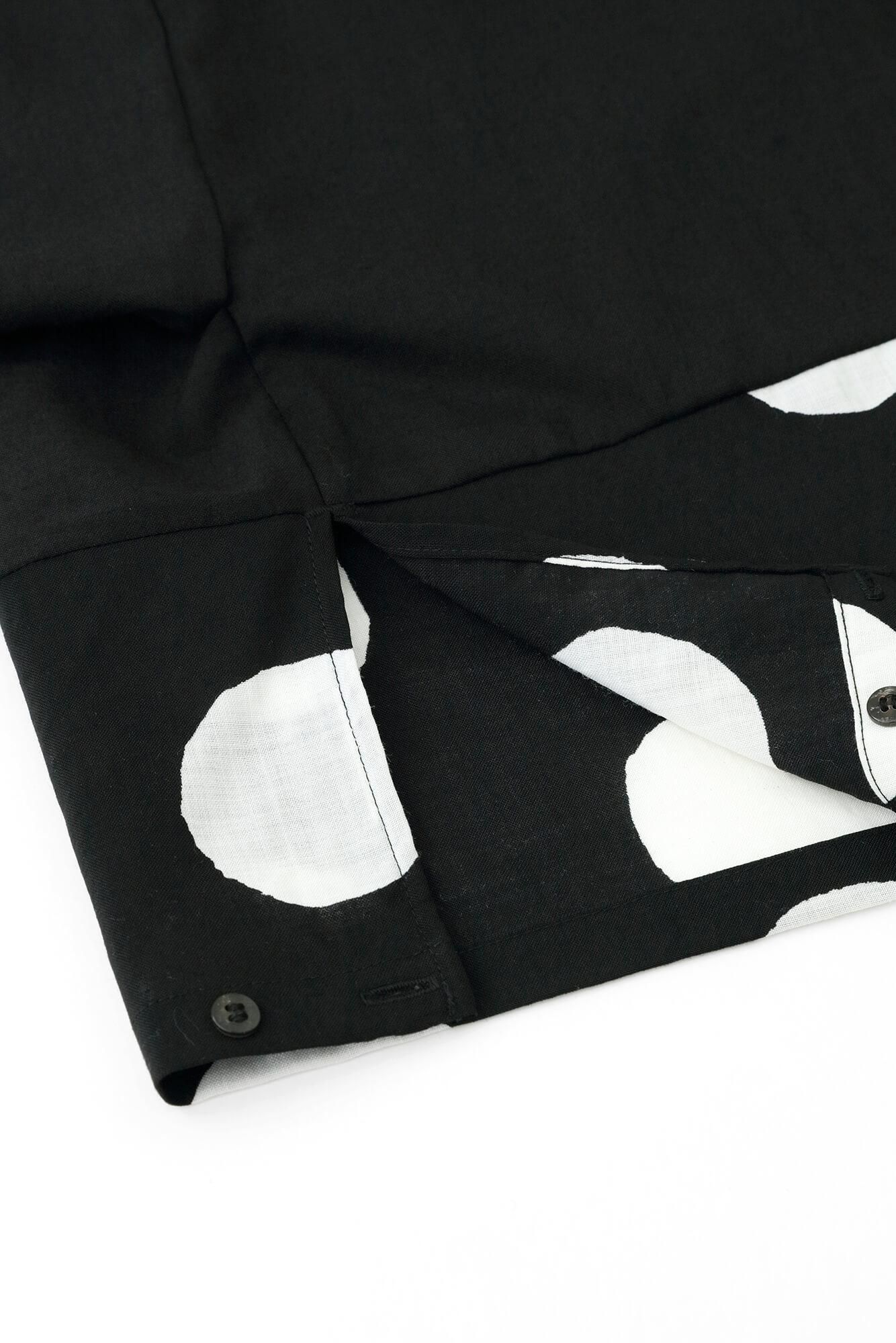 平纹细布开放领obi长袍（Kaikin obisoi） /湿羽毛颜色（nuarairo）x suigyoku