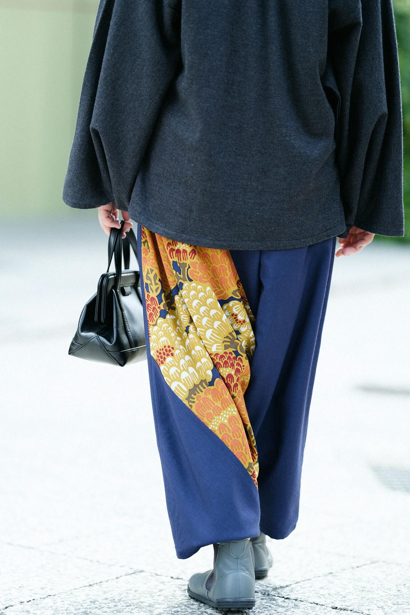 [仅限在线] 平纹细布富士 2.0/深蓝色 x Kenran