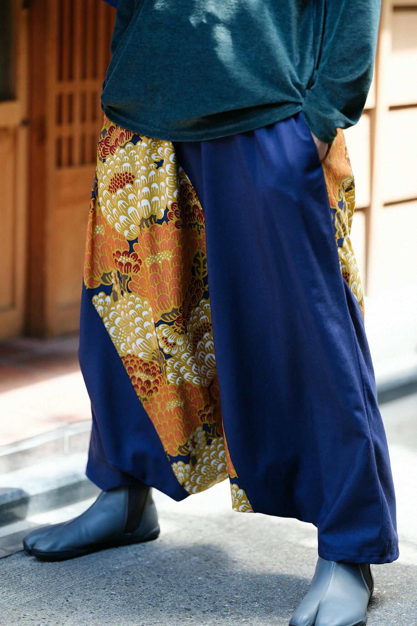 モスリン 富士（ふじ） 2.0／濃紺（のうこん）×けんらん△