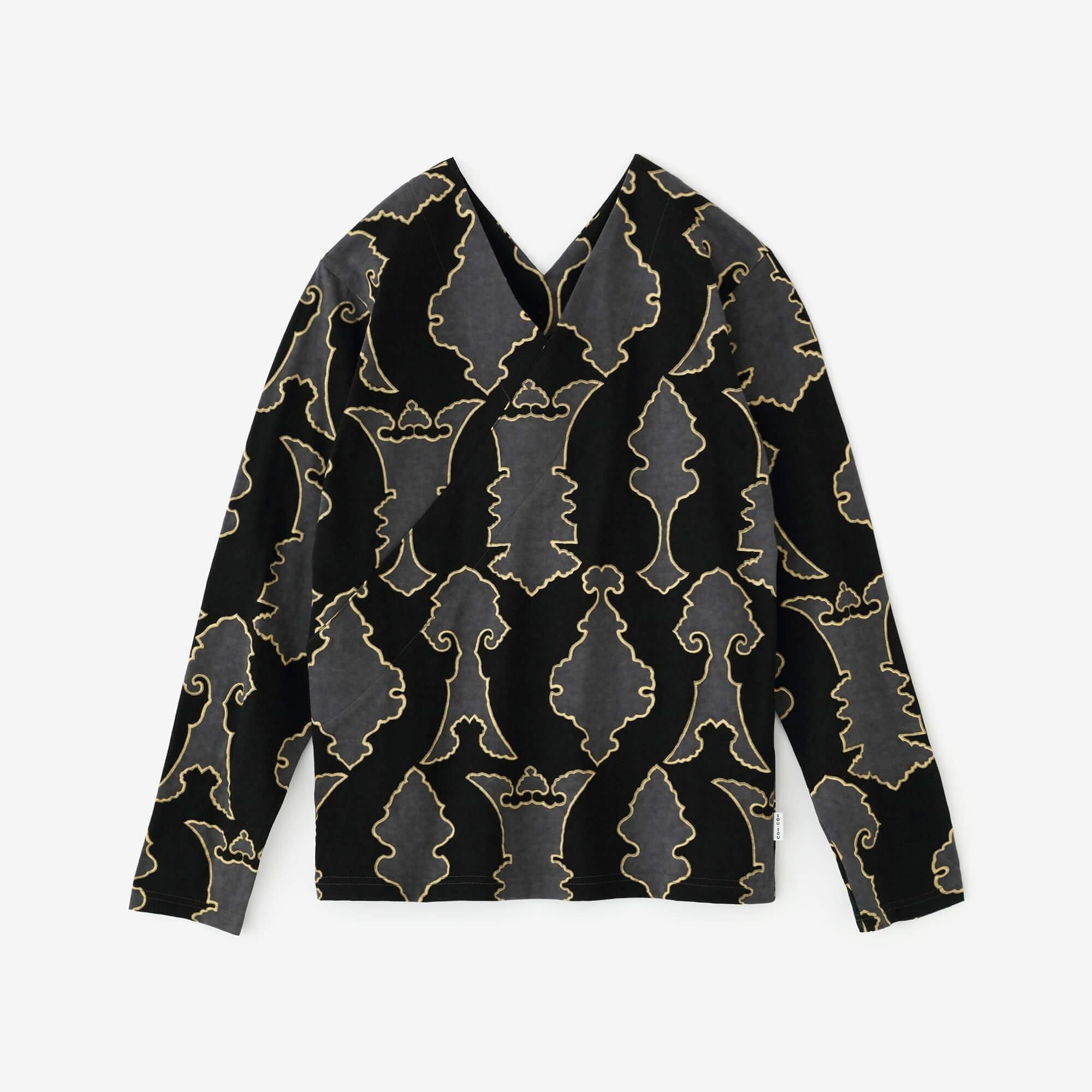 Jibang sans col assez long/raccords métalliques décoratifs (raccords métalliques Soshoku)