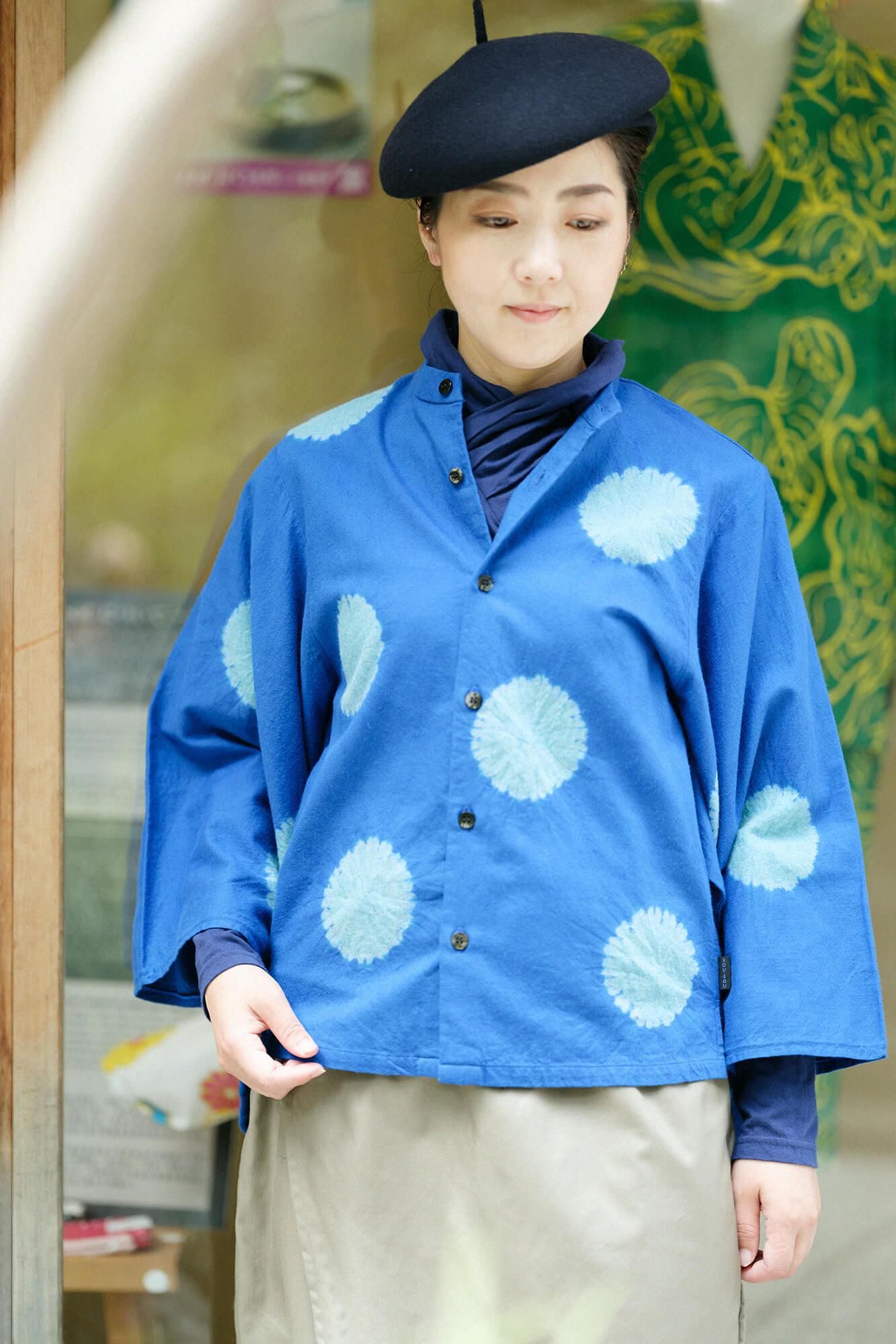 Kinkiyo Shibori Menke Ayaori Soui Soui / 大圆点 Ruriiro x Hanasagi