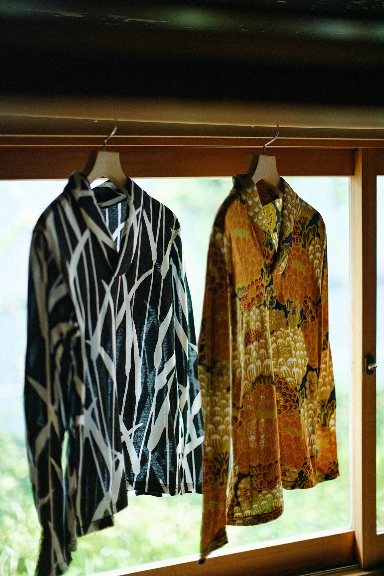 Seba Fubi Kimono Collar Shirt Nukiemon / Waterside