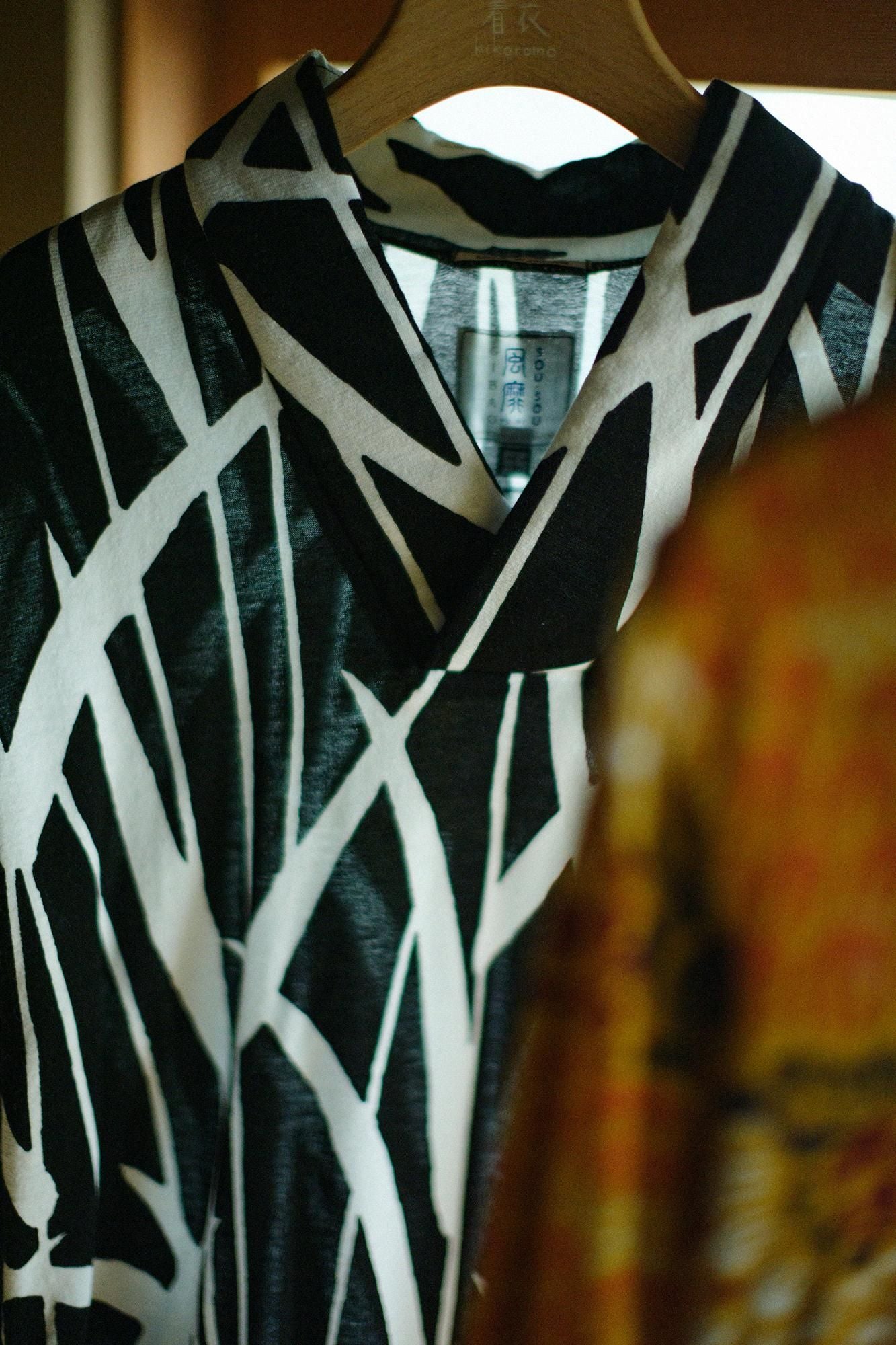 Seba Fubi Kimono Collar Shirt Nukiemon / Waterside