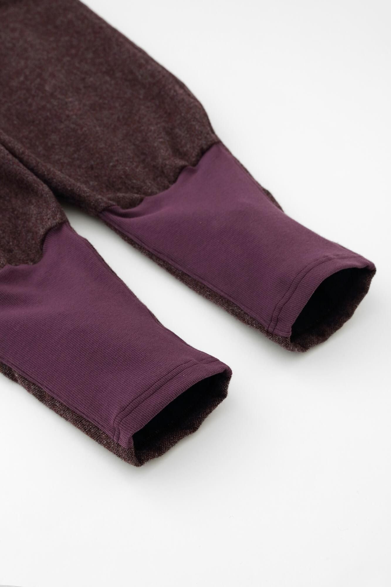 紡毛（ぼうもう） 裁付（たっつけ）えんゆう穿き／葡萄鼠（ぶどうねず）