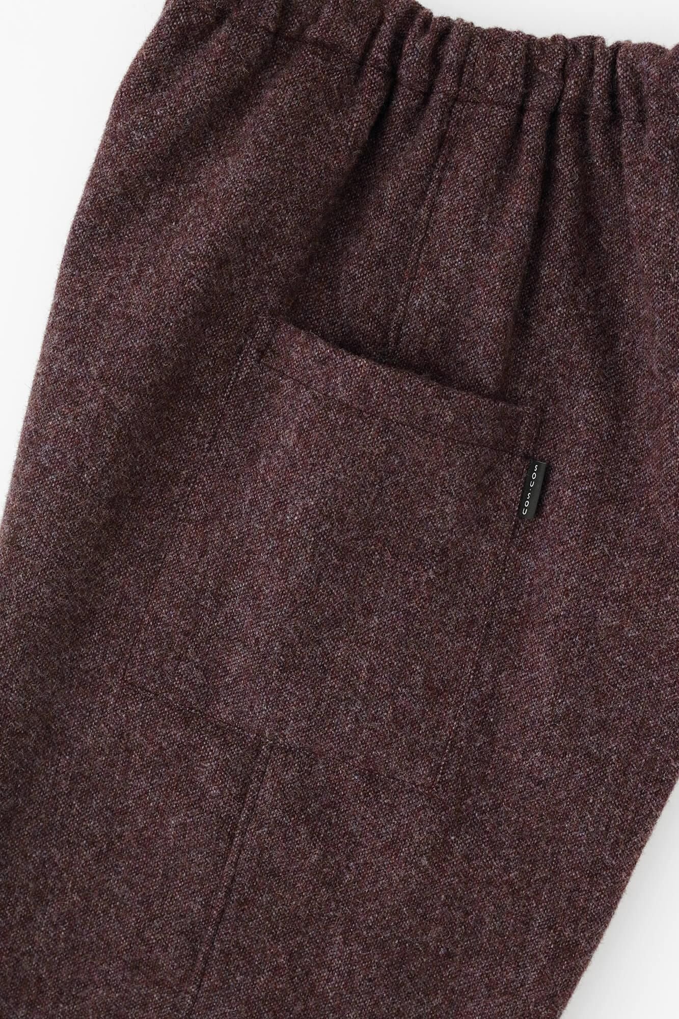 紡毛（ぼうもう） 裁付（たっつけ）えんゆう穿き／葡萄鼠（ぶどうねず）