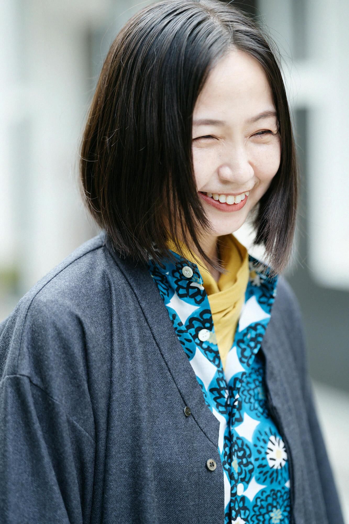 【net限定】梳毛（そもう） カージー編 薙刀かり衣（なぎなたかりごろも） 細衿（さざれえり）／濃灰（こいはい）