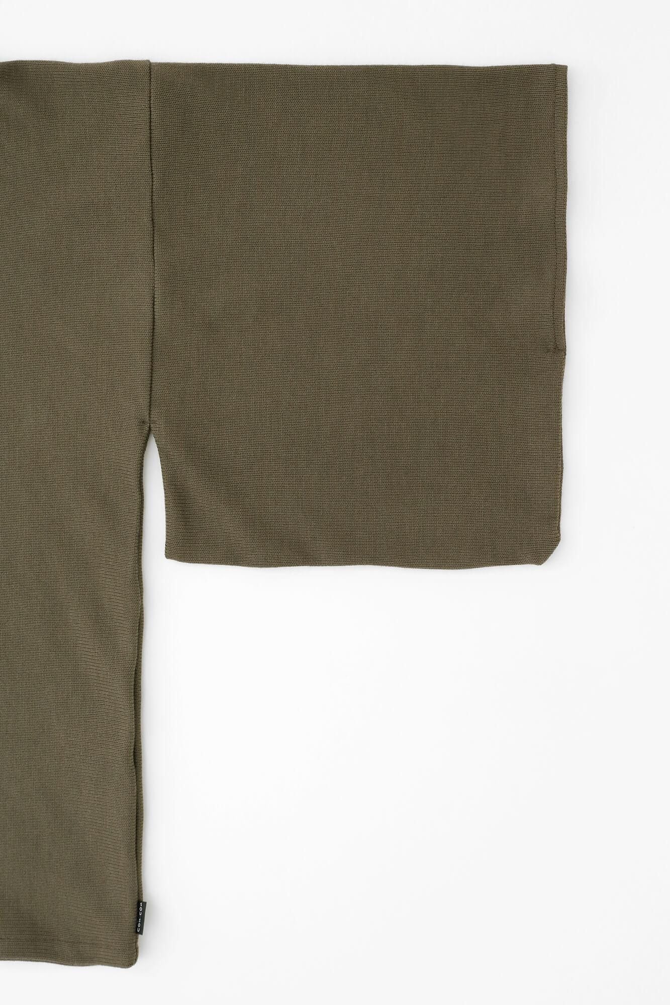 Combed Yarn Hatsuki Cardigan / Charcoal Brown