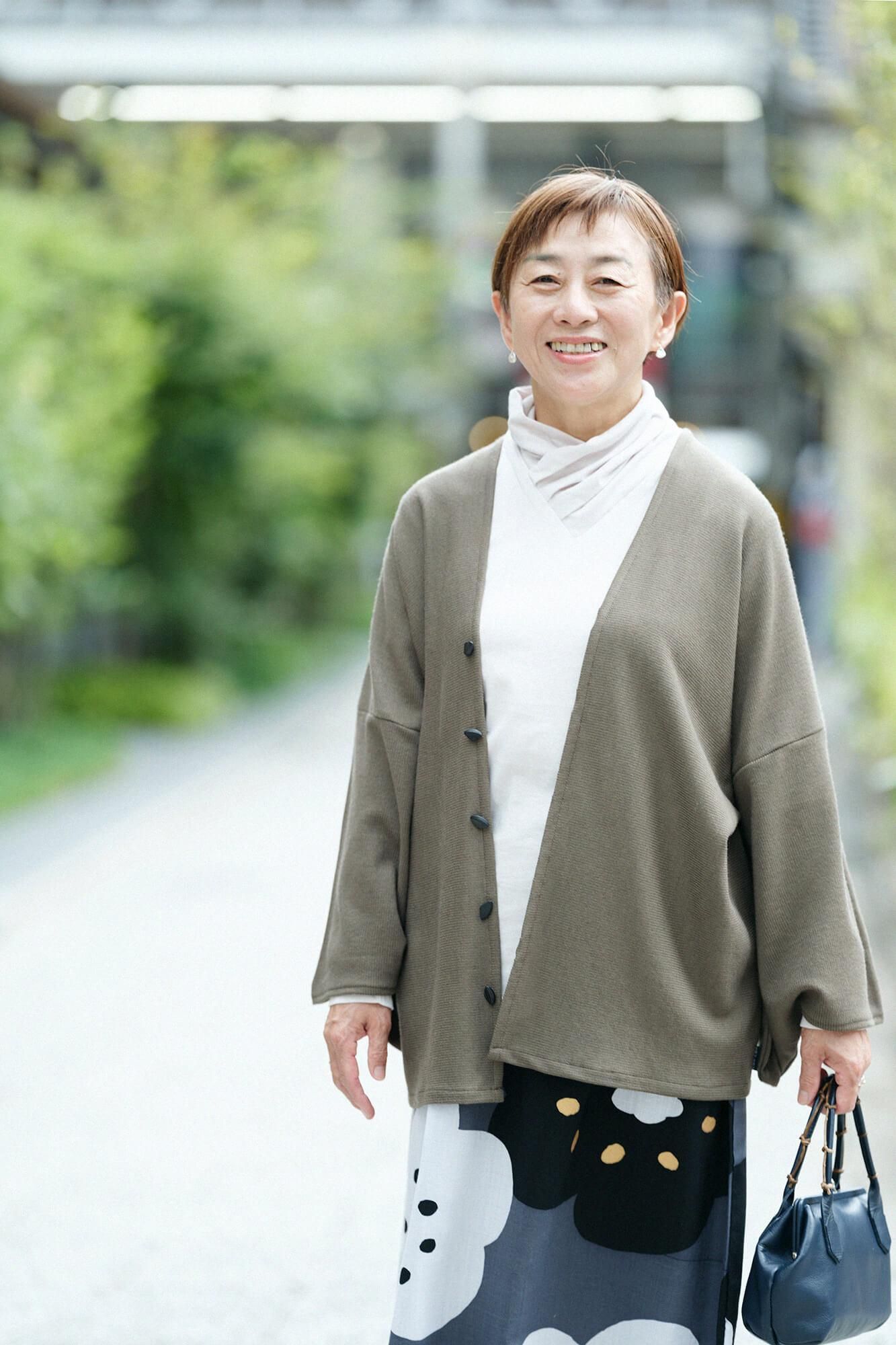 Combed Yarn Hatsuki Cardigan / Charcoal Brown