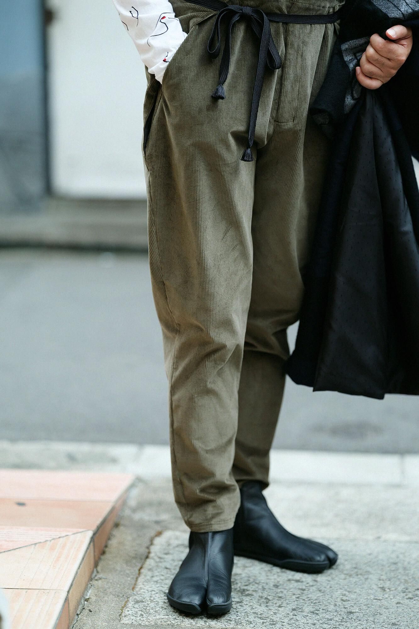 侧面果皮皮革tabi袜子，底部/湿翅（不锈钢）