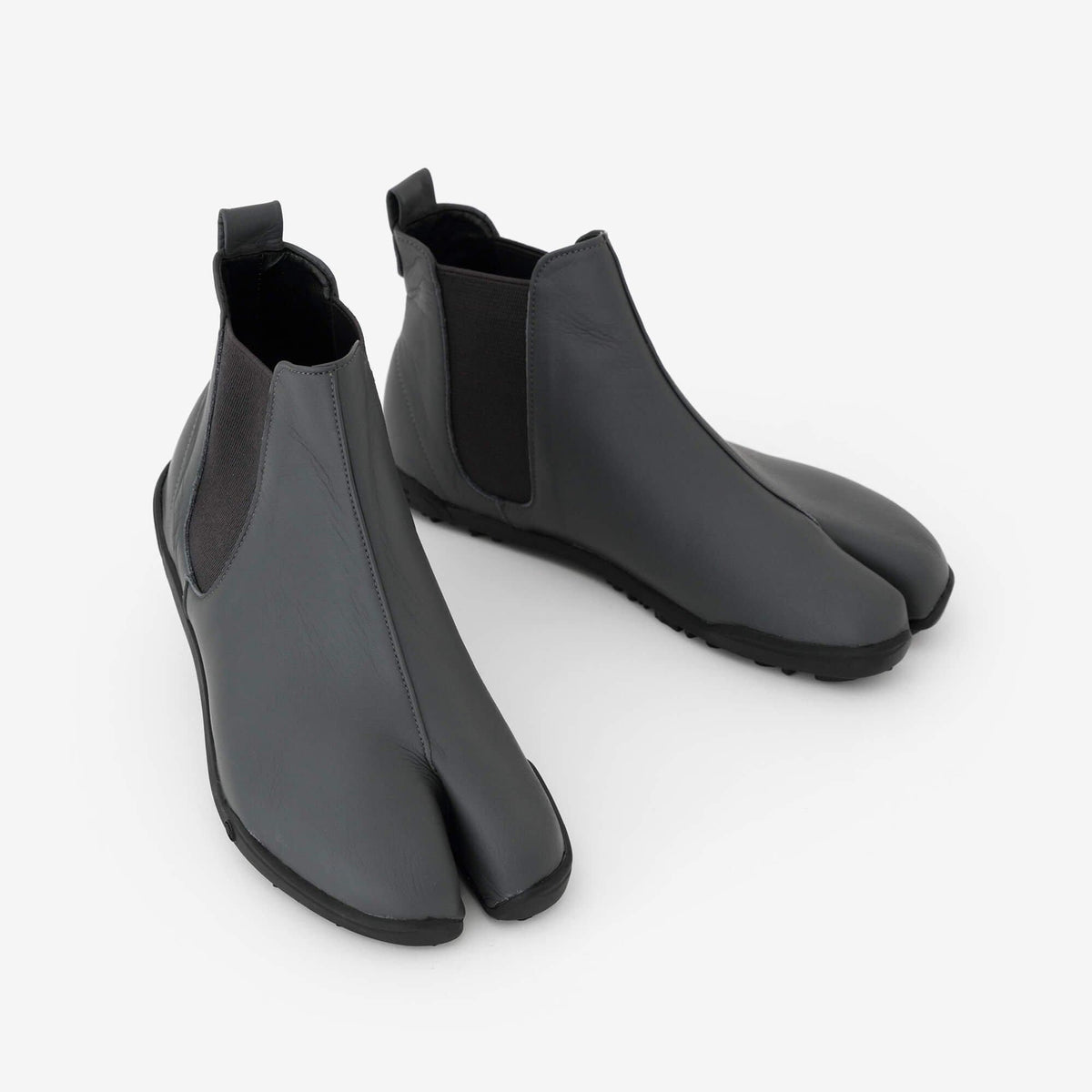 サイドゴア 革足袋 いろは底/鈍色(にびいろ) サイドゴア 革足袋 いろは底/鈍色(にびいろ)