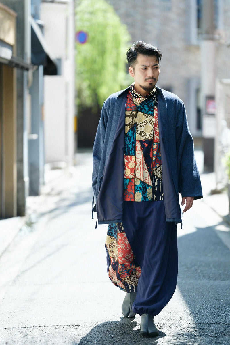 Side Gore Leather Split Toe Tabi Shoes Hiragana Sole