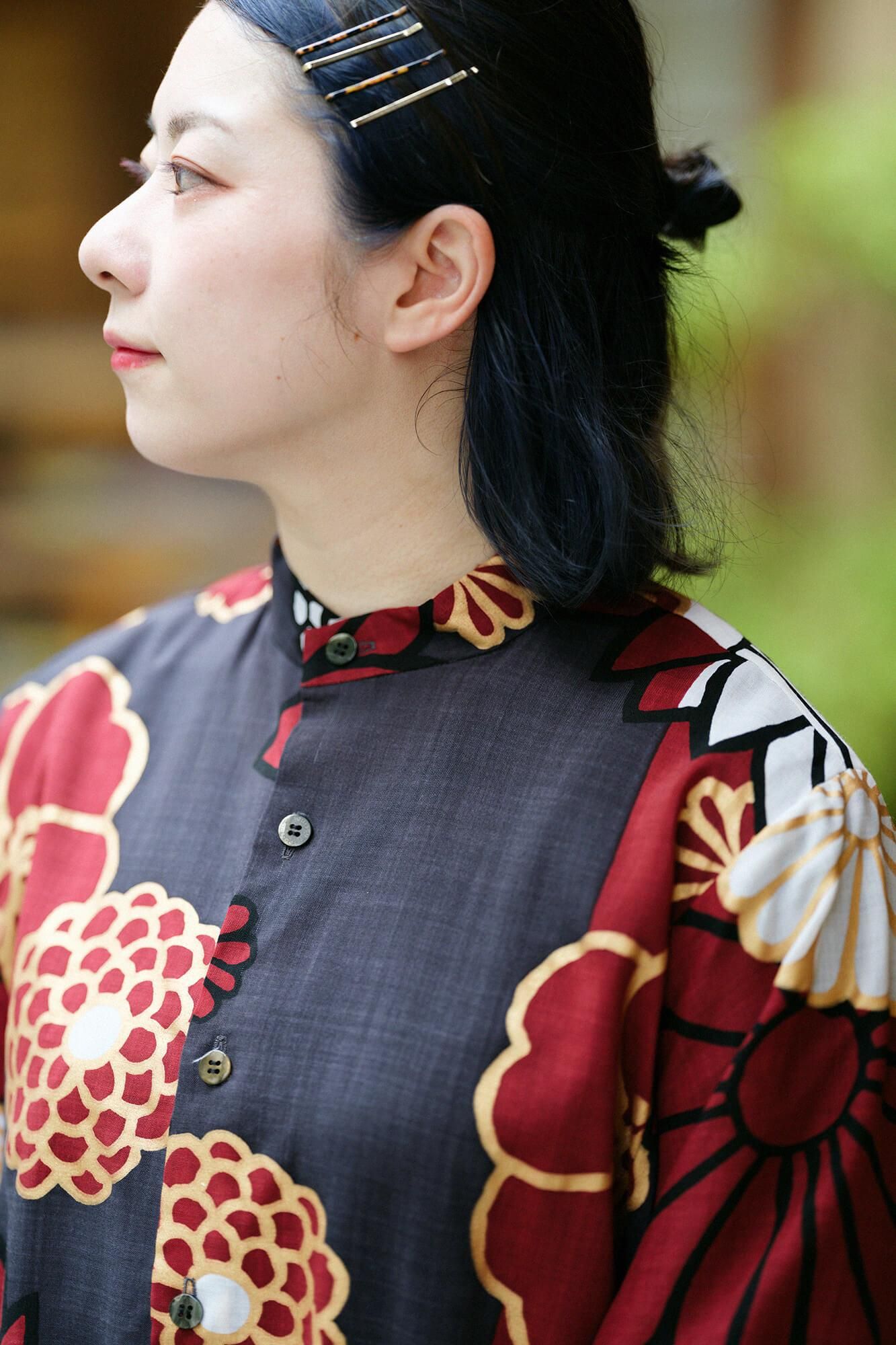 モスリン 草衣（そうい） 上（うえ）／金襴緞子（きんらんどんす）